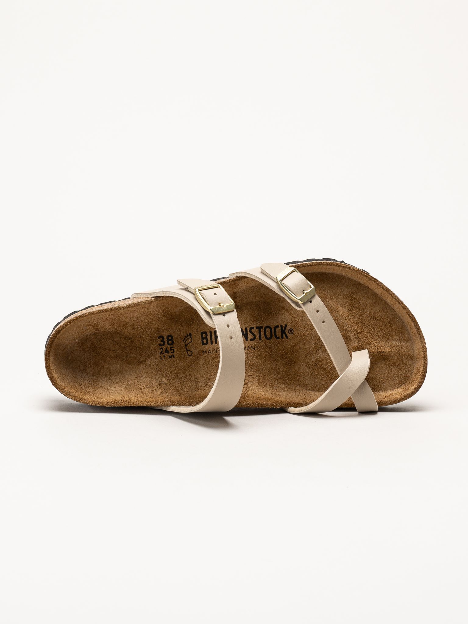 Birkenstock - Mayari Birko-Flor - Beige slip in sandaler