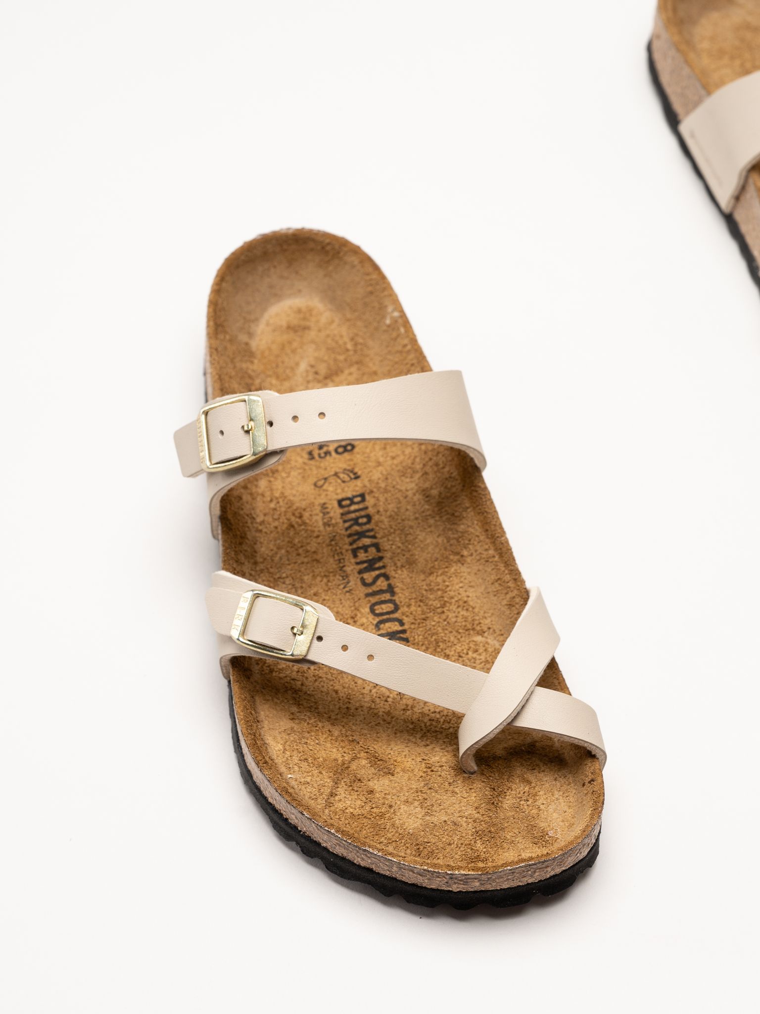 Birkenstock - Mayari Birko-Flor - Beige slip in sandaler