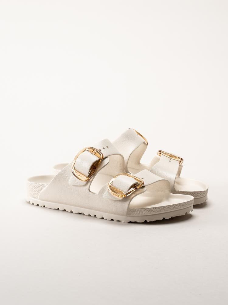 Birkenstock - Arizona Big Buckle - Vita slip in sandaler med spännen
