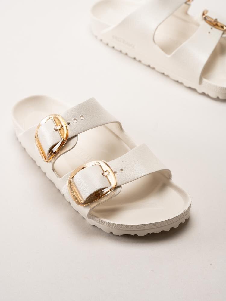 Birkenstock - Arizona Big Buckle - Vita slip in sandaler med spännen
