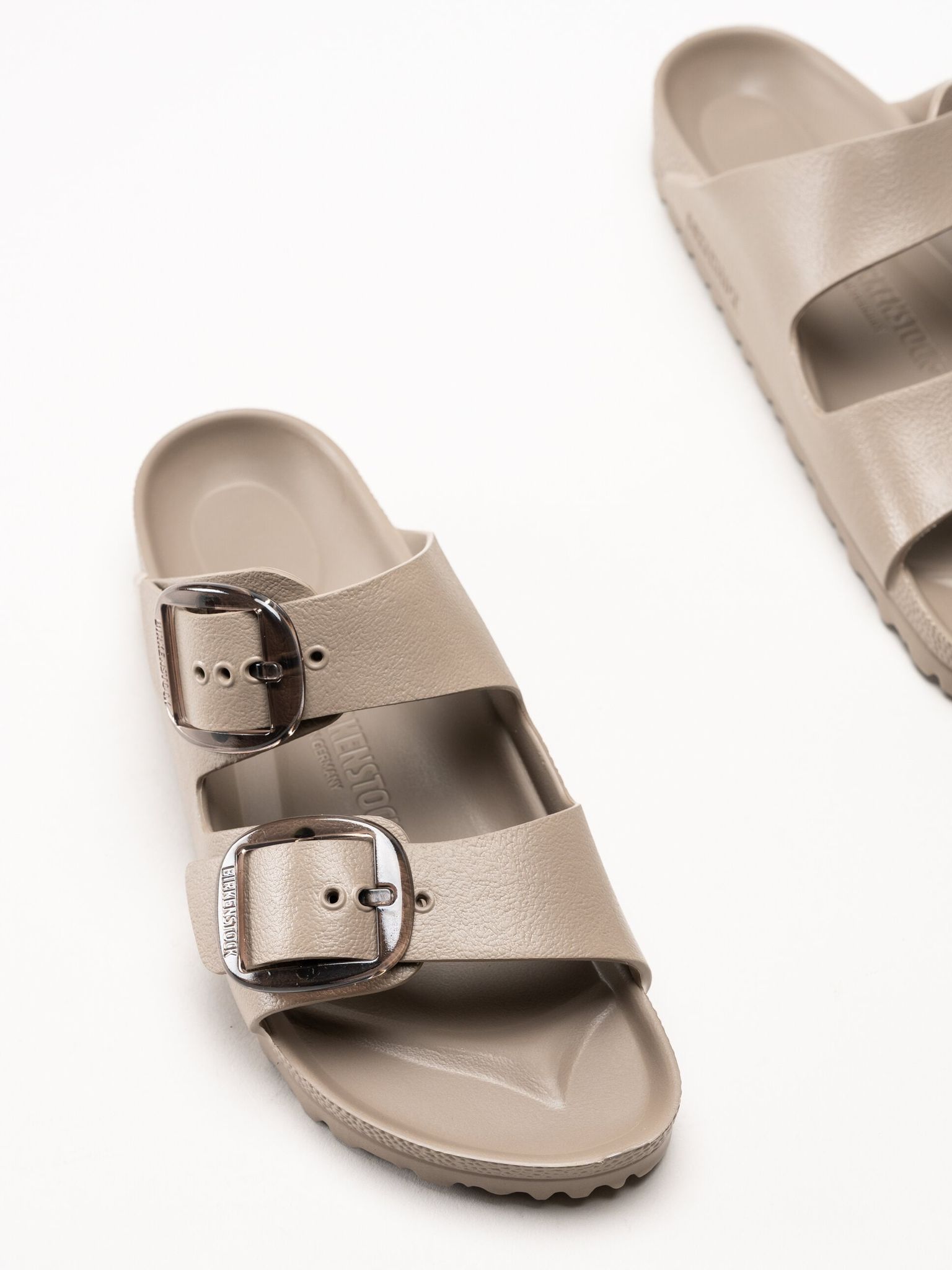 Birkenstock - Arizona Big Buckle - Bruna slip in sandaler med spännen