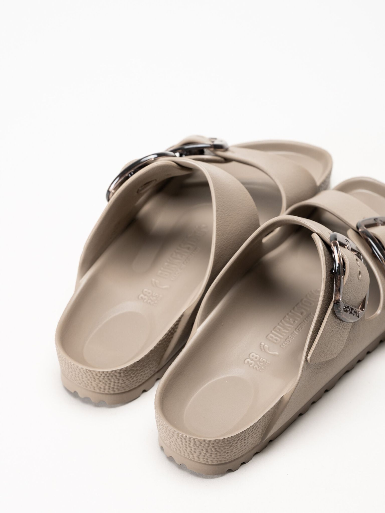 Birkenstock - Arizona Big Buckle - Bruna slip in sandaler med spännen