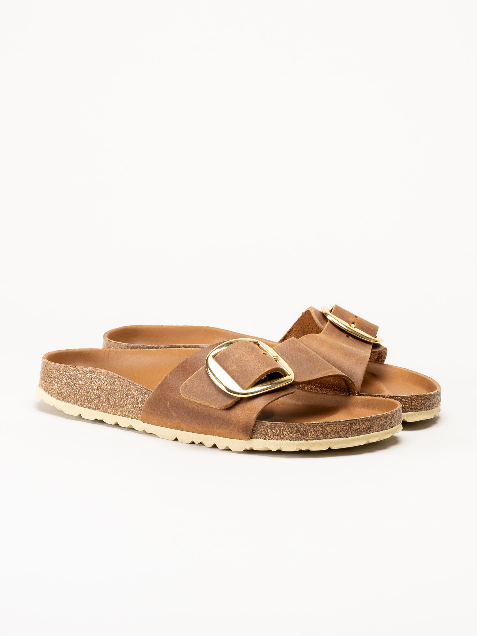 Birkenstock - Madrid Big Buckle - Bruna sandaler