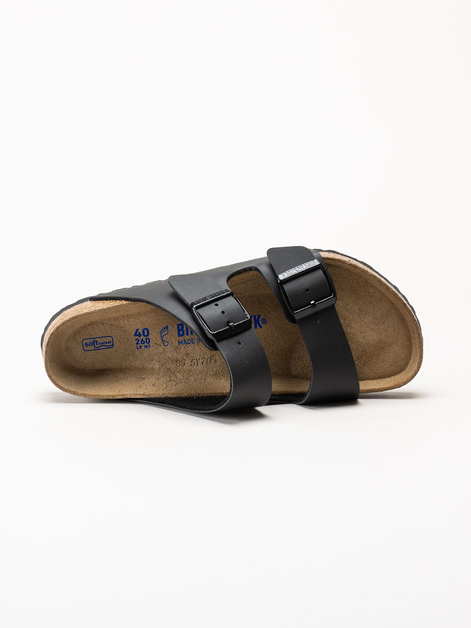 Birkenstock - Arizona SFB regular - Svarta slip in sandaler