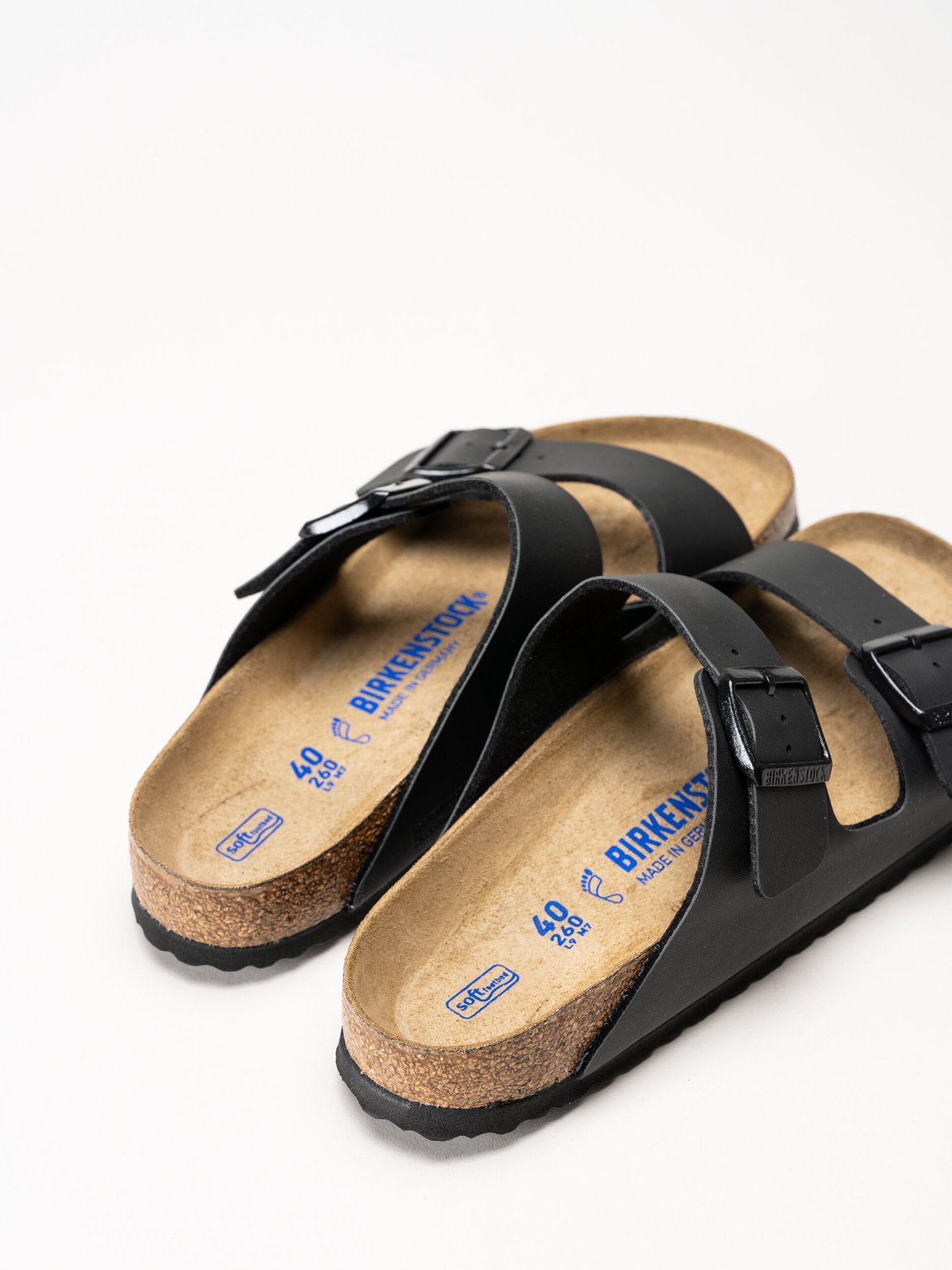 Birkenstock - Arizona SFB regular - Svarta slip in sandaler