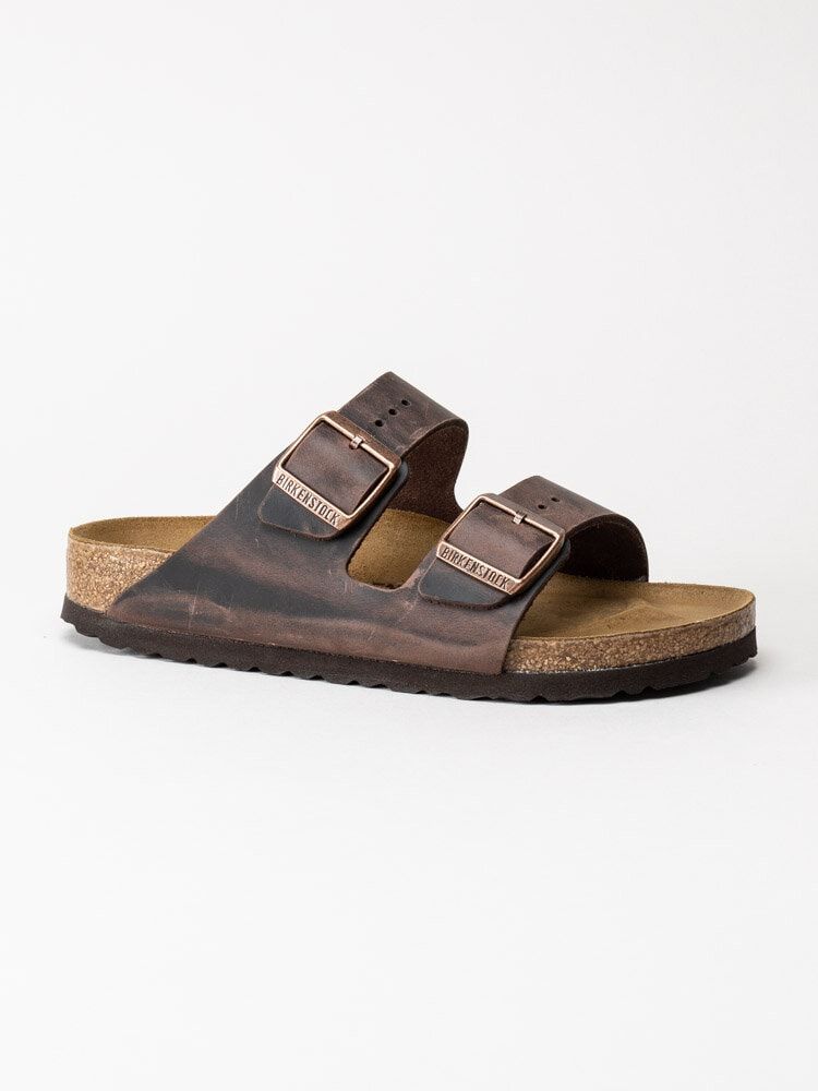 Birkenstock - Arizona - Mörkbruna slip in sandaler