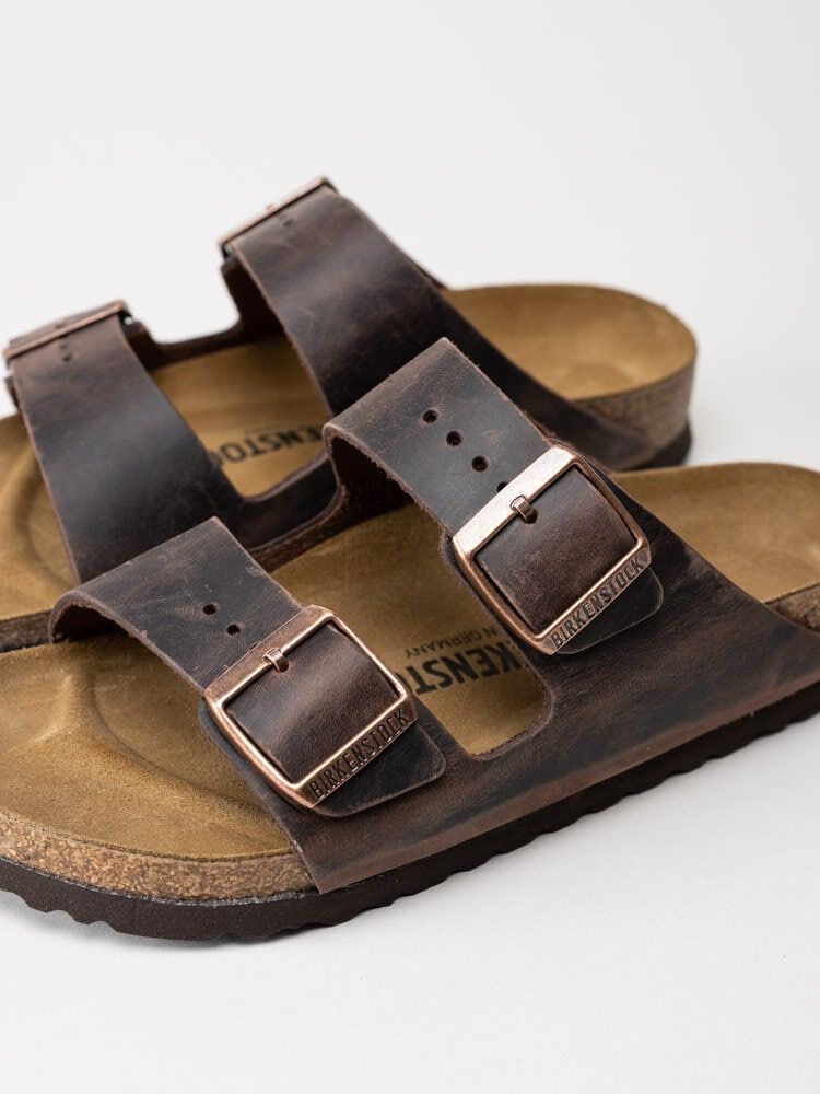 Birkenstock - Arizona - Mörkbruna slip in sandaler