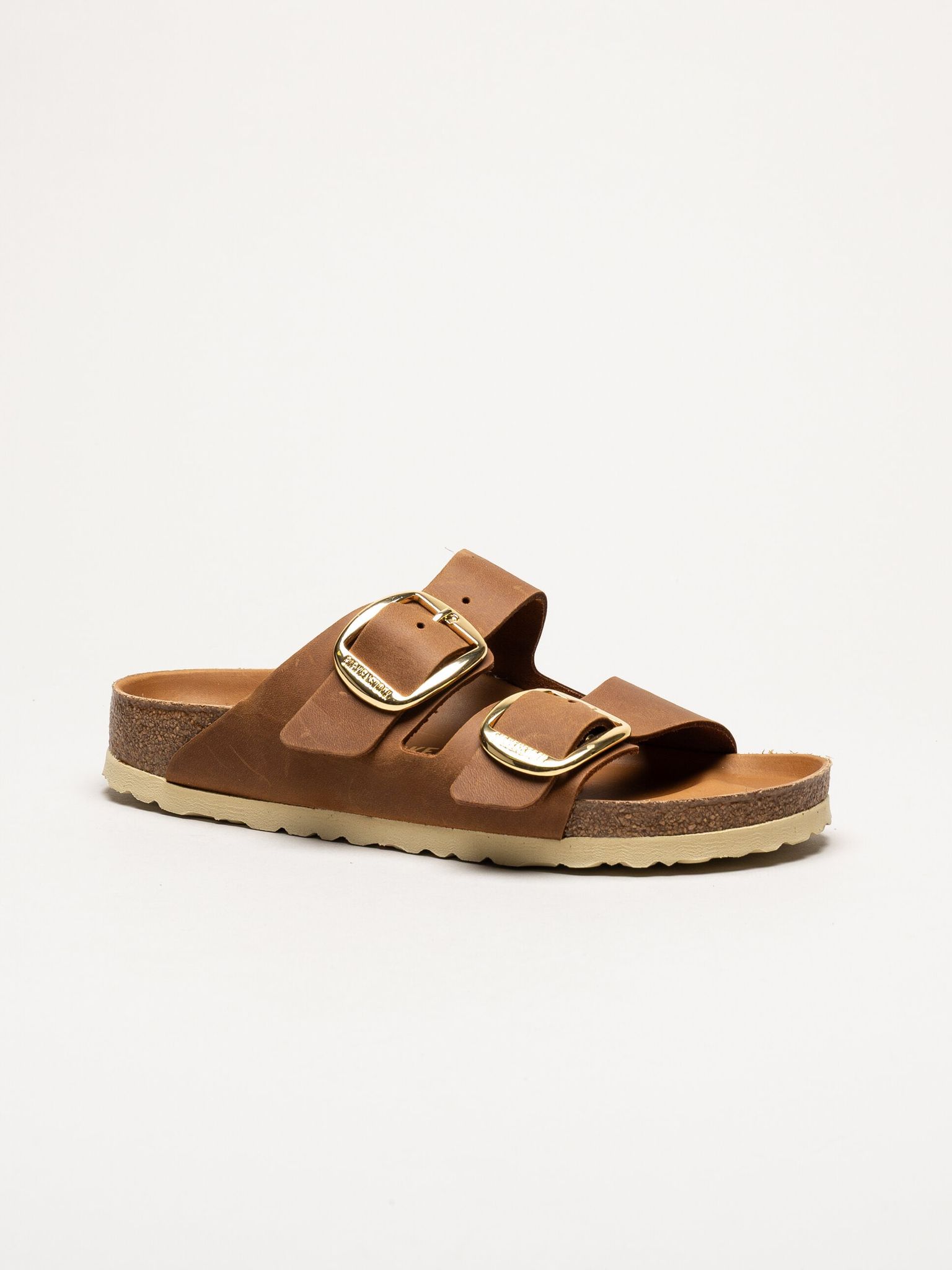Birkenstock - Arizona Big Buckle - Ljusbruna slip in sandaler