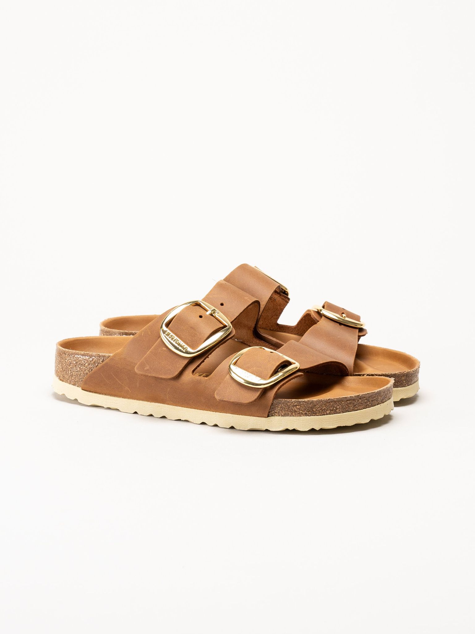 Birkenstock - Arizona Big Buckle - Ljusbruna slip in sandaler