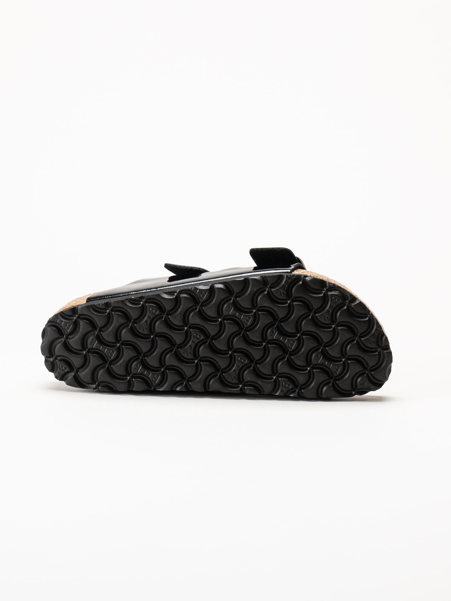 Birkenstock - Arizona Birko-Flor Patent - Svarta slip in sandaler i lack