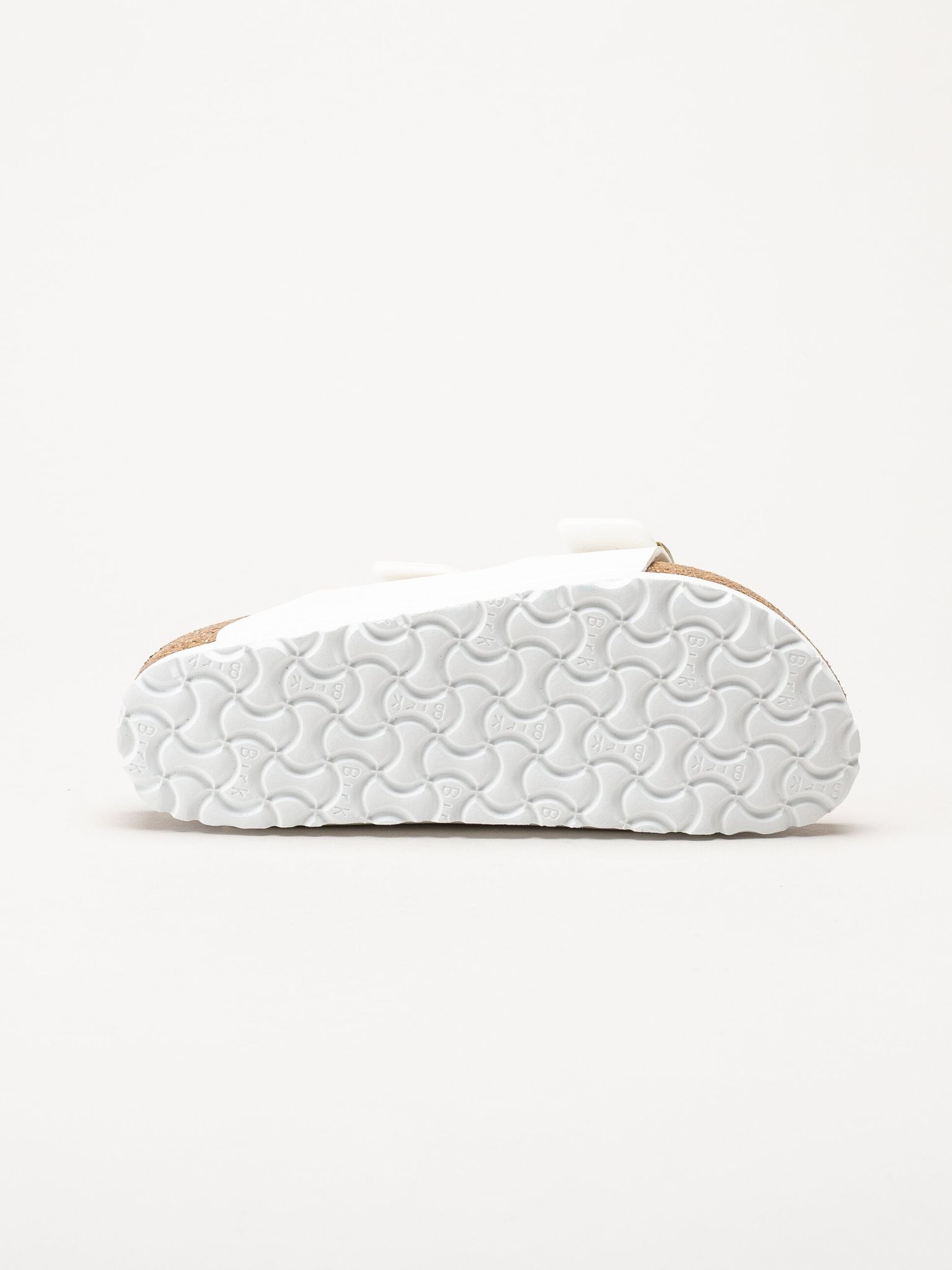 Birkenstock - Arizona Birko-Flor Patent - Vita slip in sandaler i lack