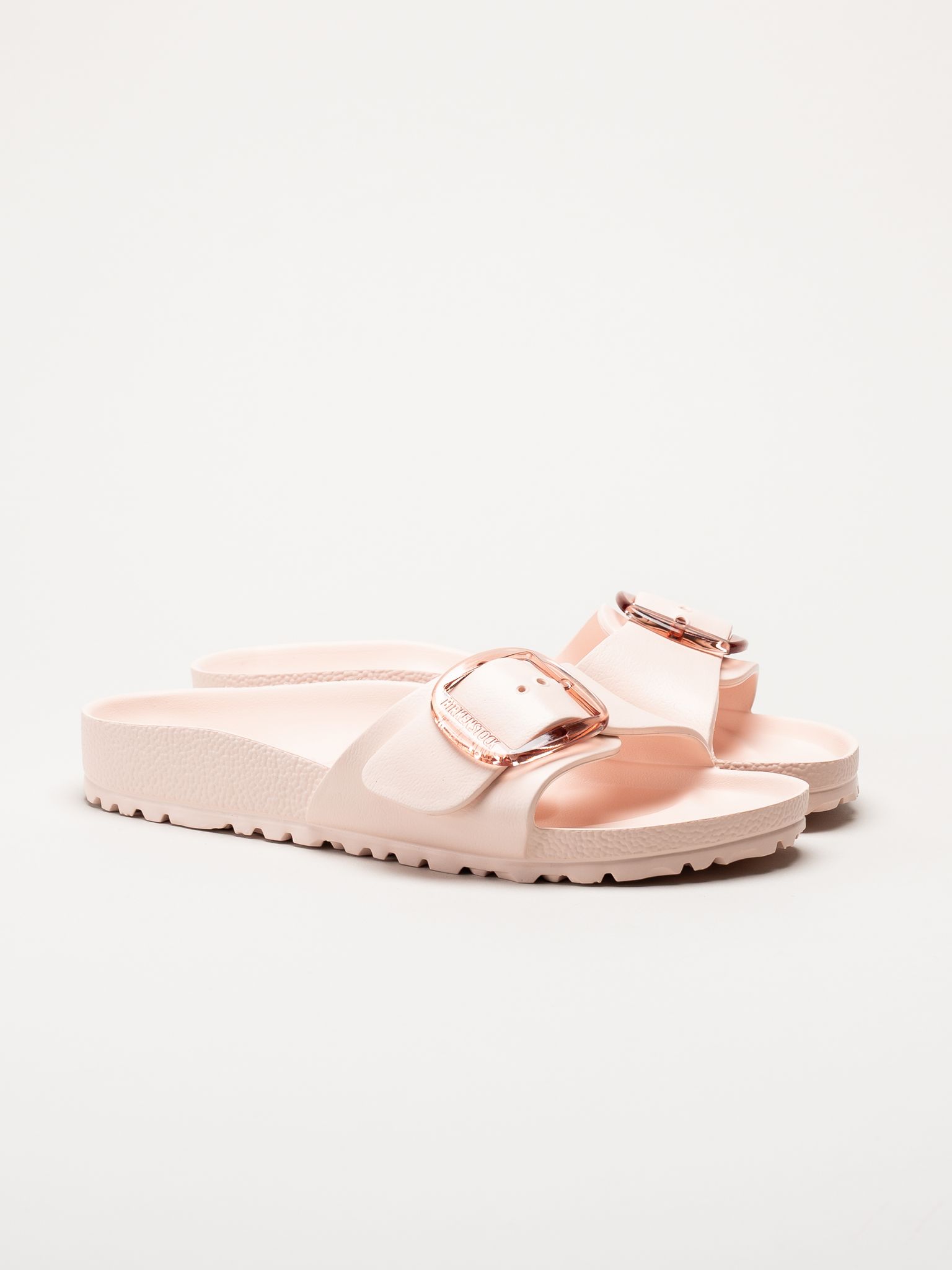 Birkenstock - Madrid Big Buckle - Ljusrosa slip in sandaler med spänne