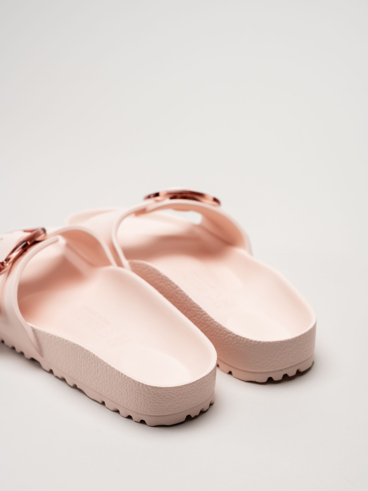 Birkenstock - Madrid Big Buckle - Ljusrosa slip in sandaler med spänne