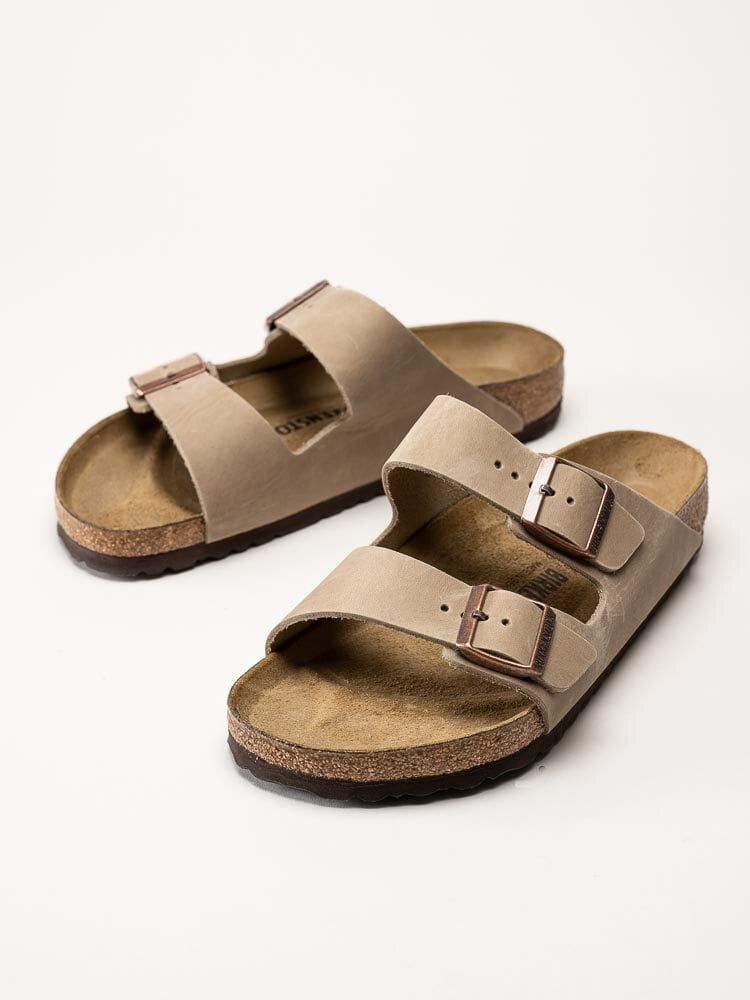 Birkenstock - Arizona regular - Beige slip in sandaler