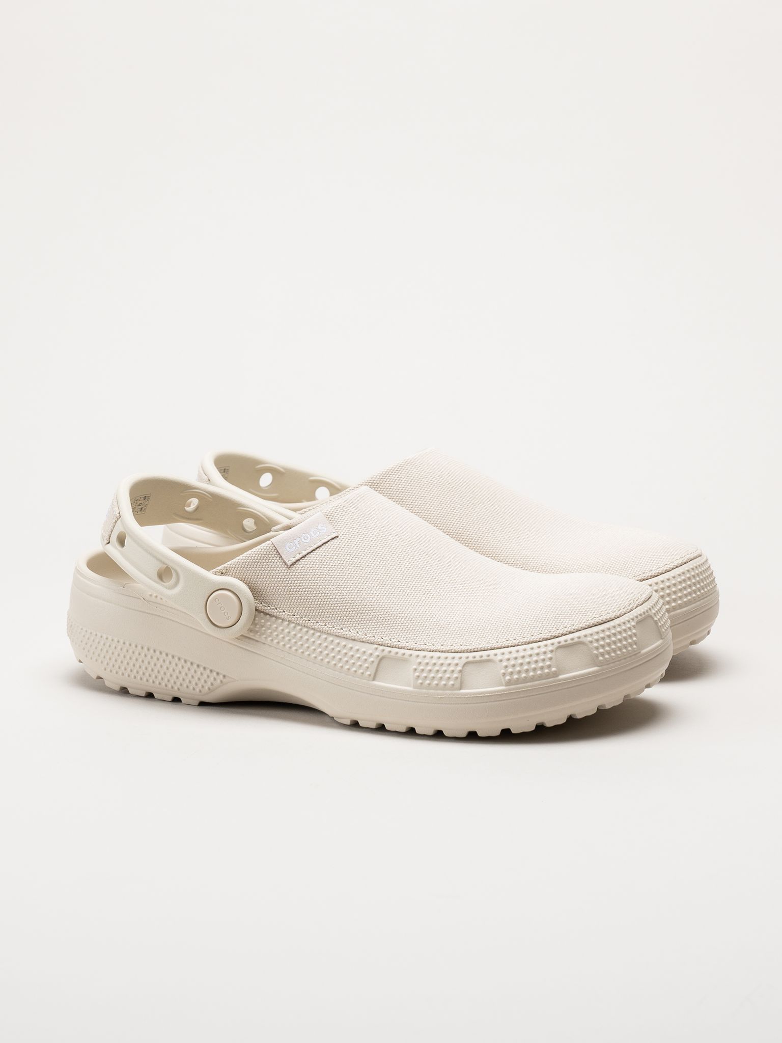 Crocs - Classic Crafted Clog - Ljusbeige slip in tofflor
