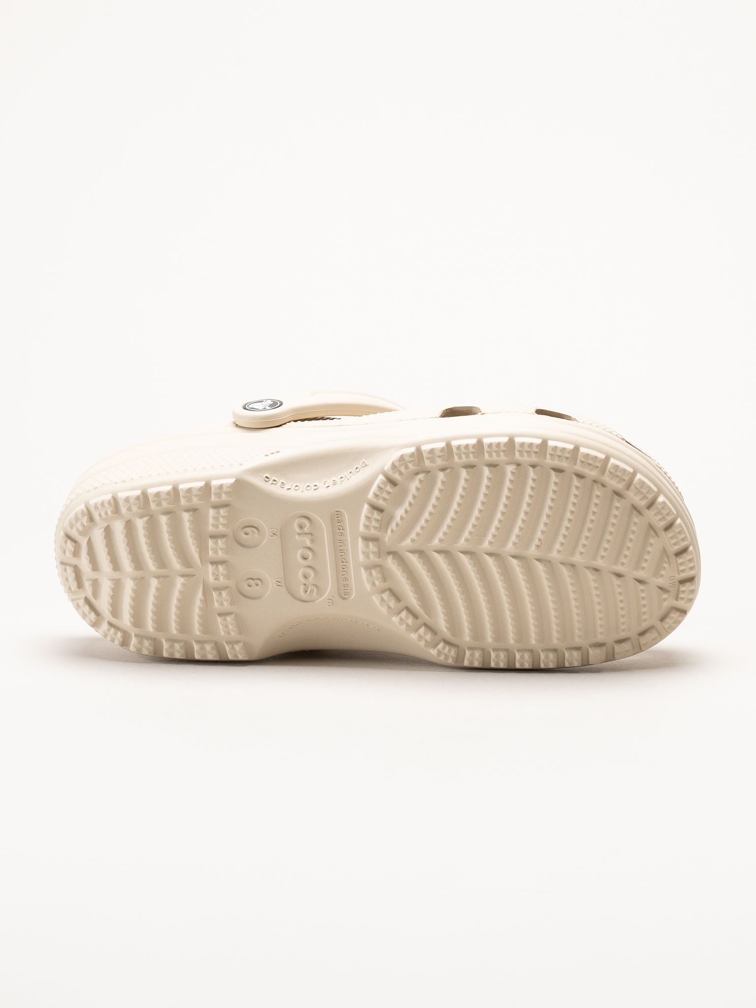 Crocs - Classic Clog - Beige slip in tofflor