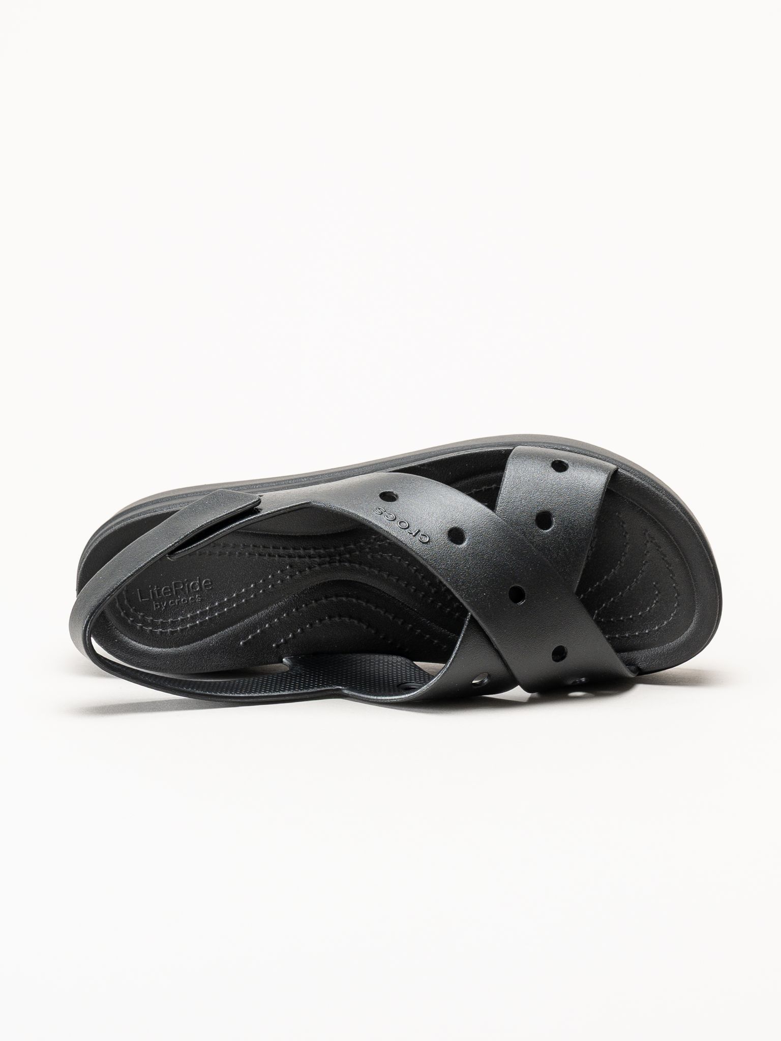 Crocs - Brooklyn - Svarta platåsandaler