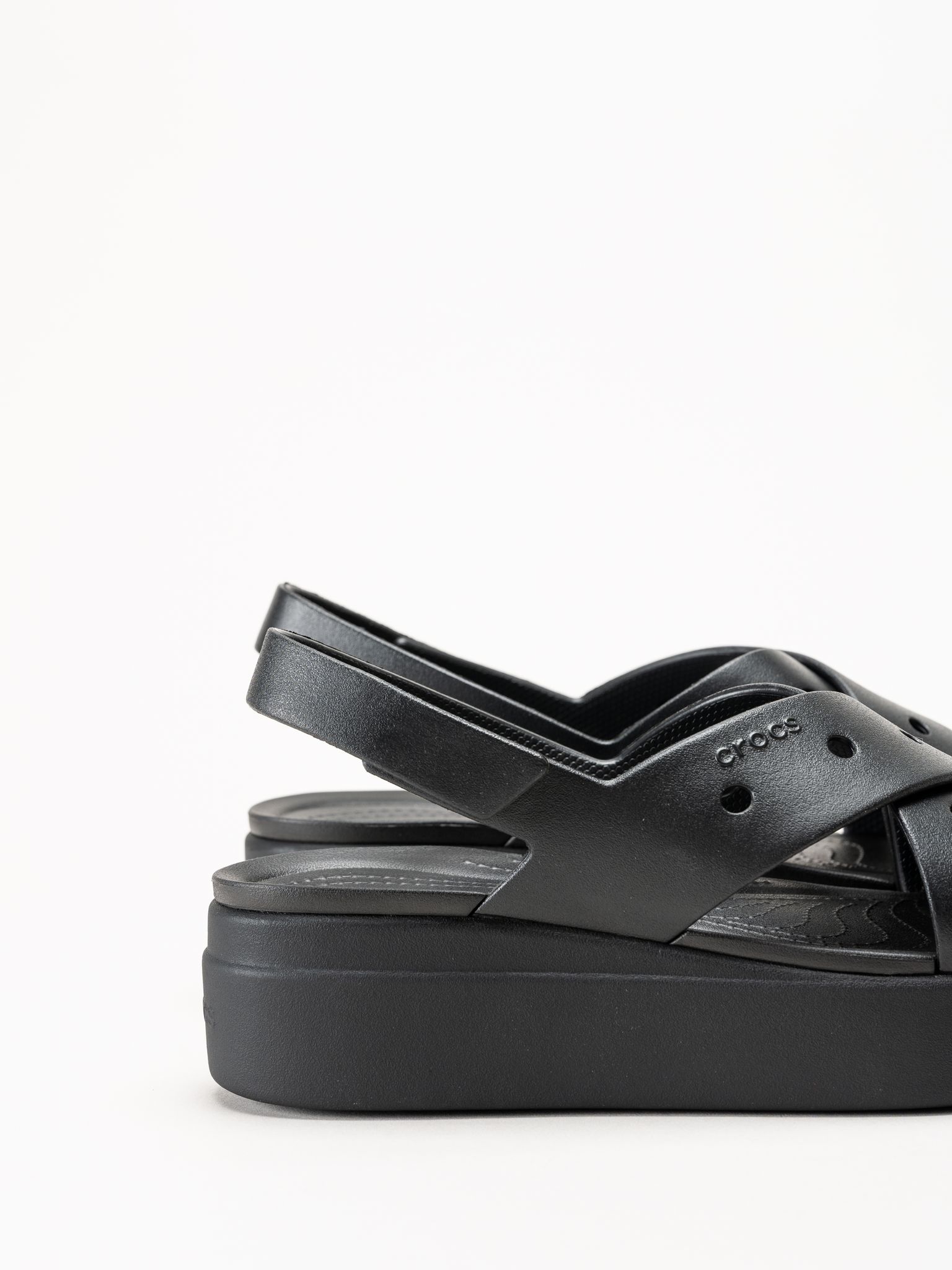 Crocs - Brooklyn - Svarta platåsandaler