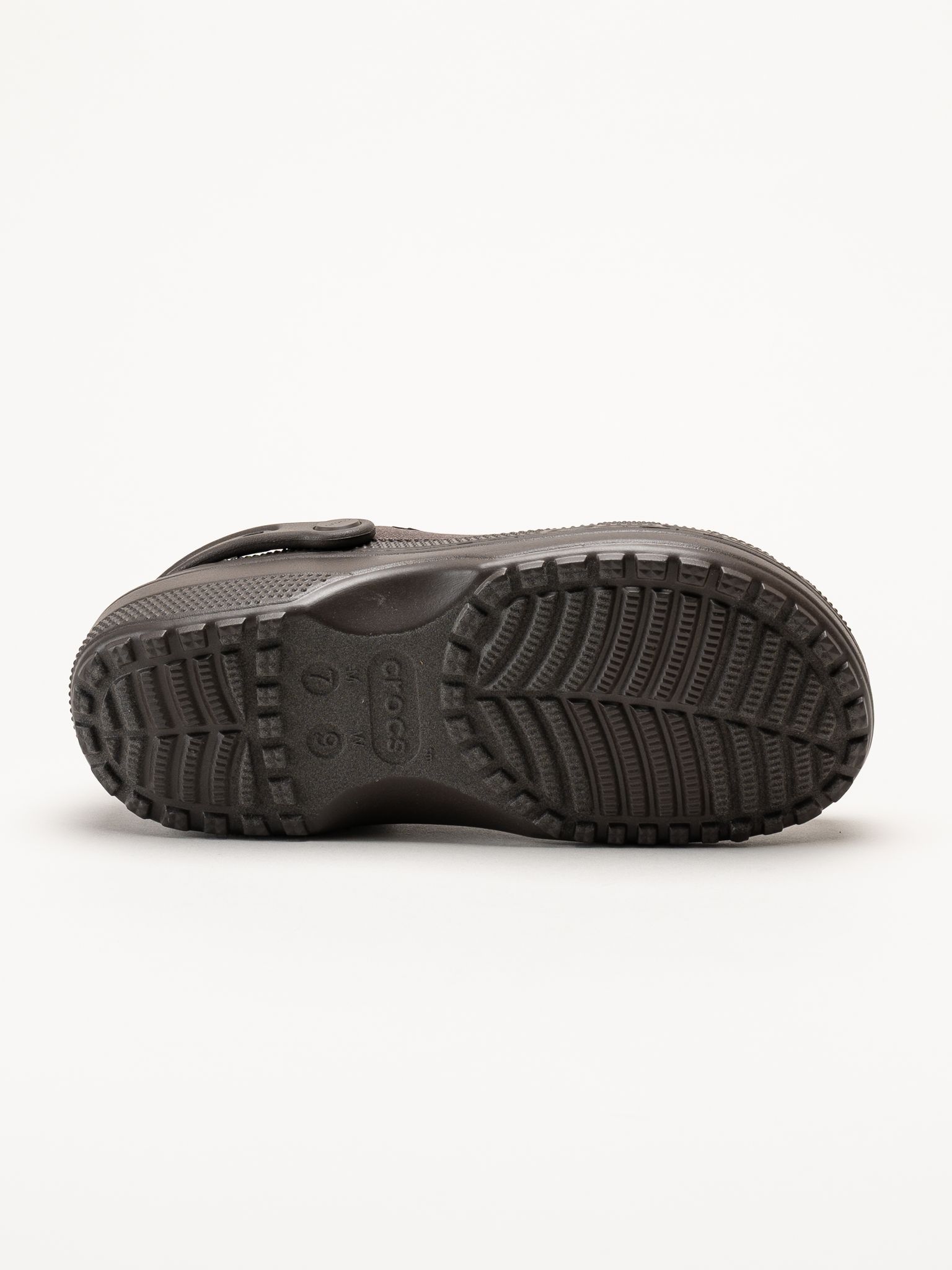Crocs - Classic Crafted Clog - Mörkbruna slip in tofflor