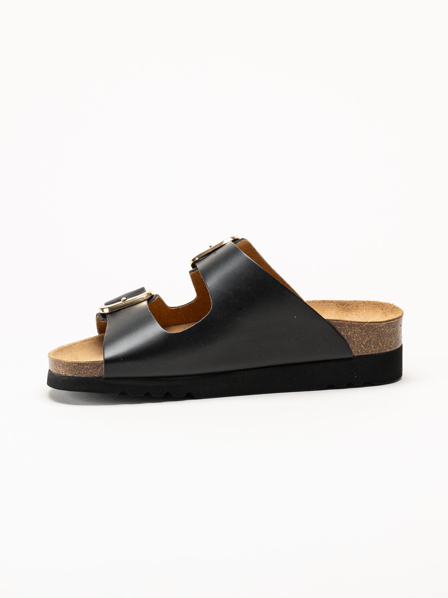 Scholl - Ilary 2 Strap - Svarta sandaler i skinn