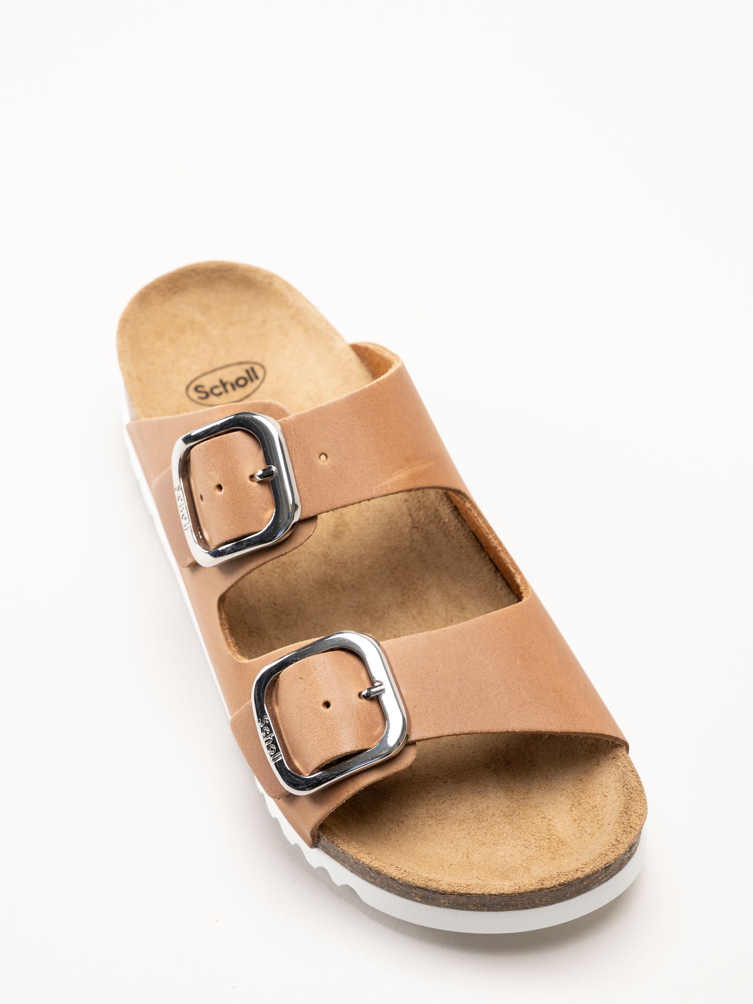 Scholl - Ilary 2 Strap - Bruna sandaler i oljat skinn