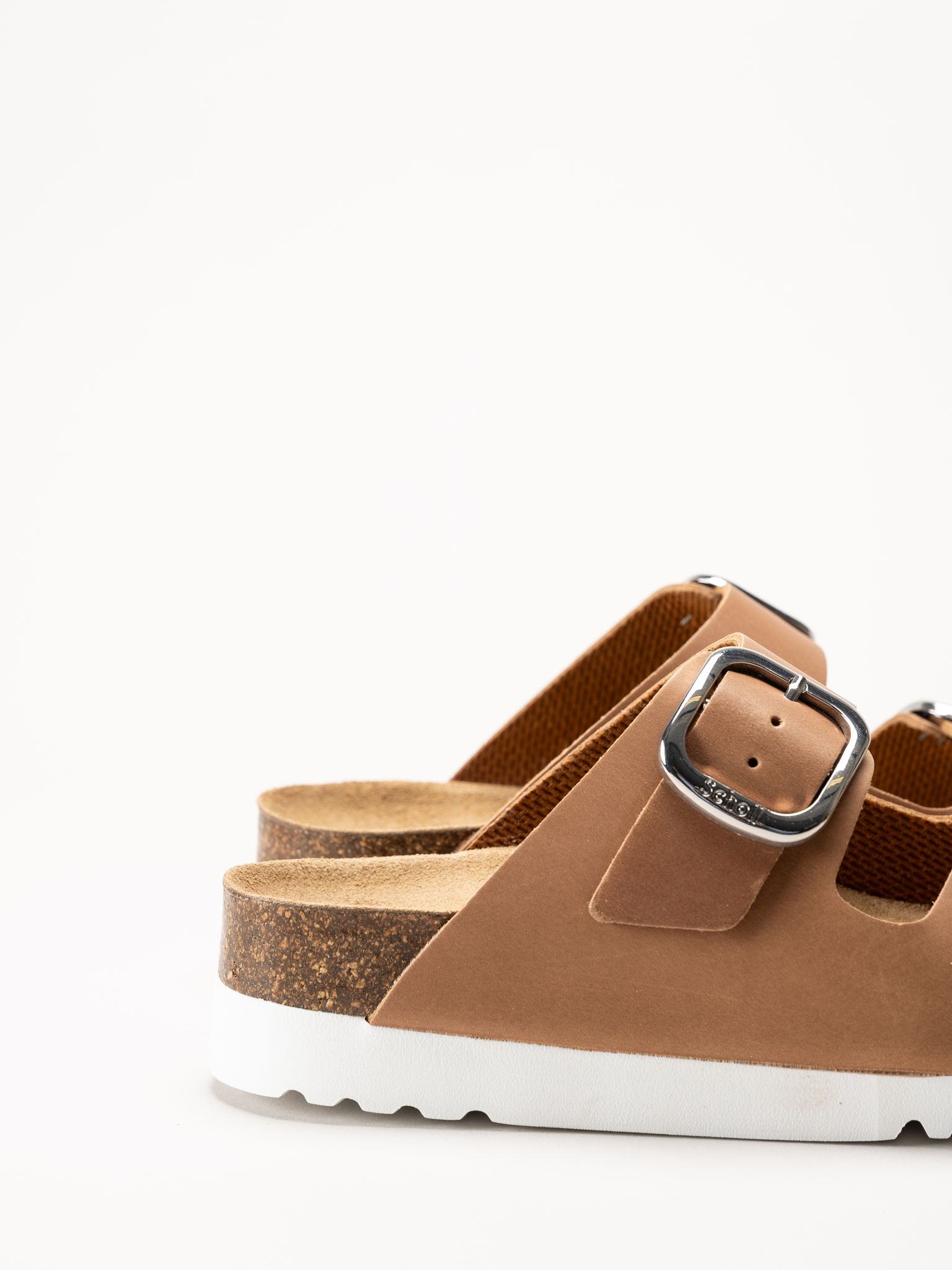 Scholl - Ilary 2 Strap - Bruna sandaler i oljat skinn