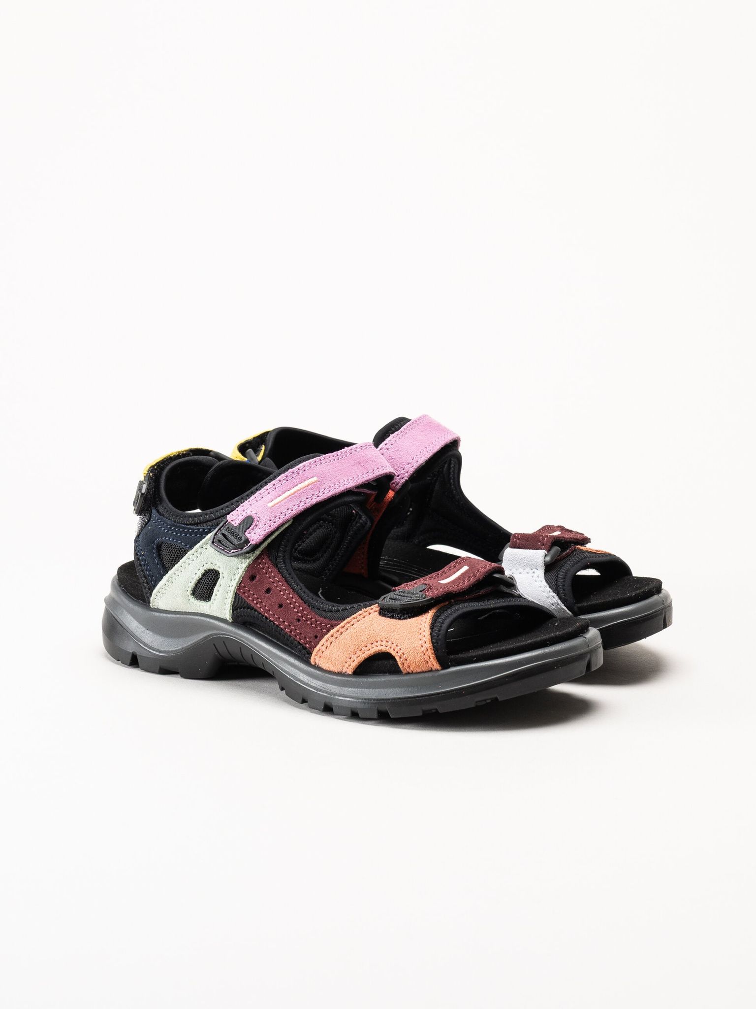Ecco - Offroad Yucatan W - Multifärgade sandaler i mocka