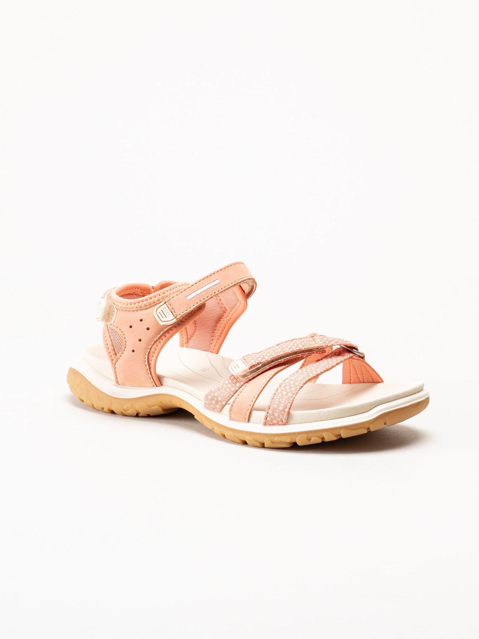 Ecco - Offroad Roam W Lea - Korallrosa sandaler i nubuck