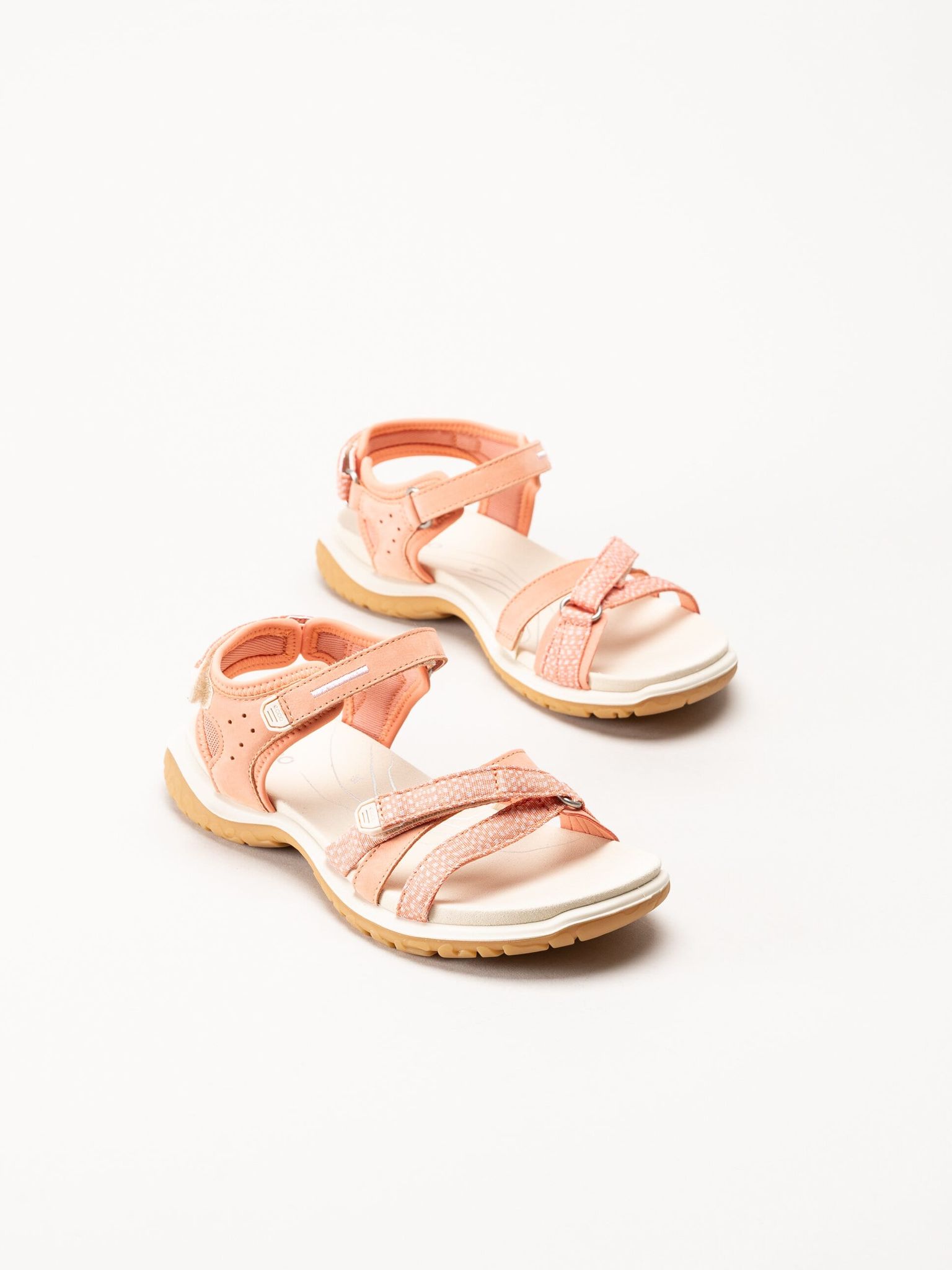 Ecco - Offroad Roam W Lea - Korallrosa sandaler i nubuck