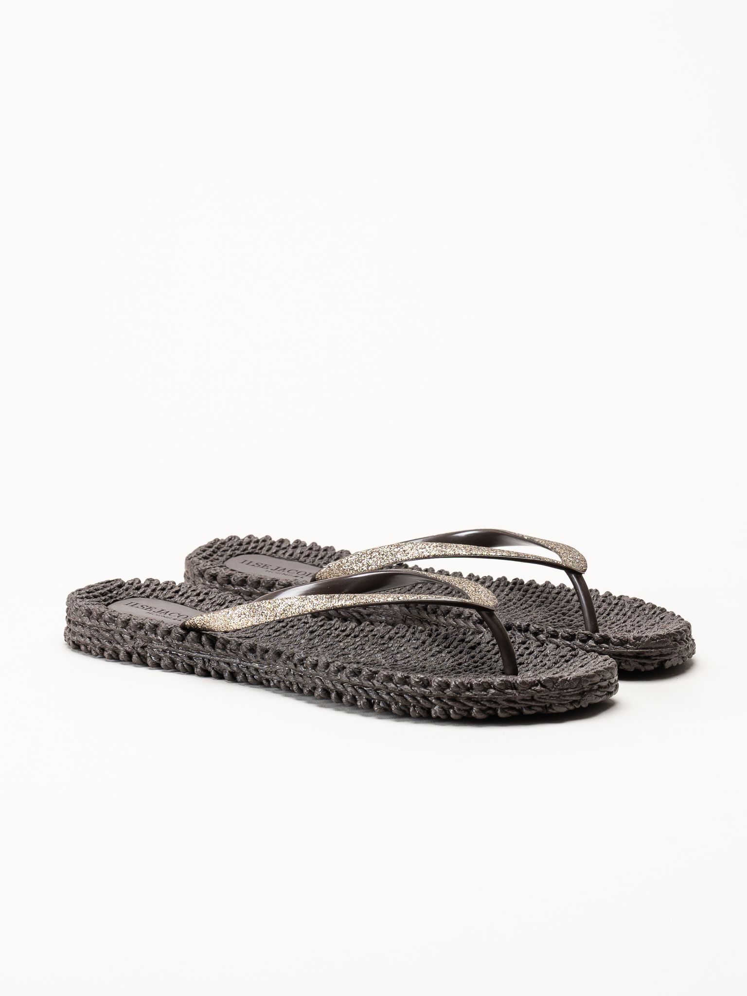 Ilse Jacobsen - Cheerful01 - Mörkbruna flip flops