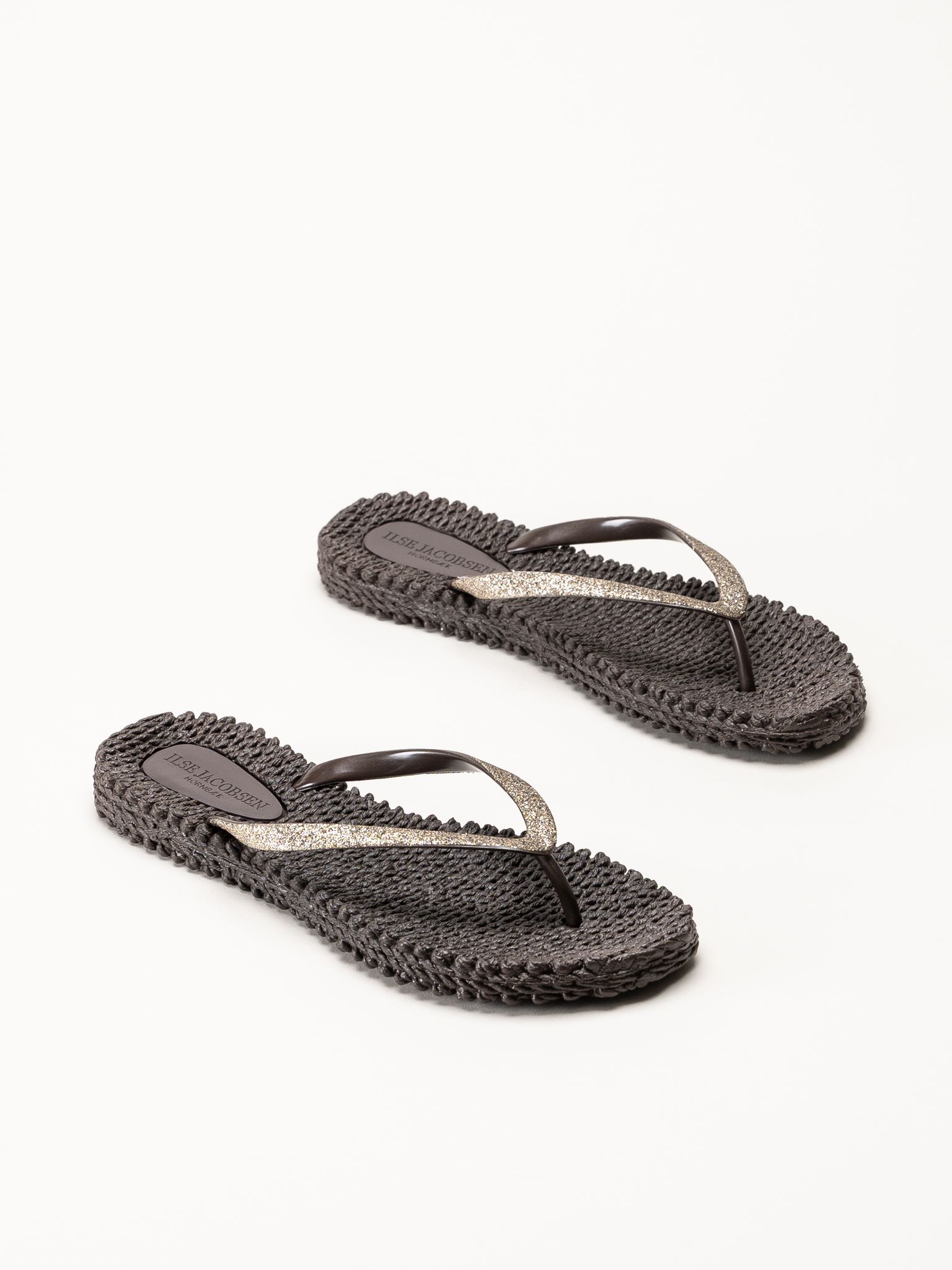 Ilse Jacobsen - Cheerful01 - Mörkbruna flip flops