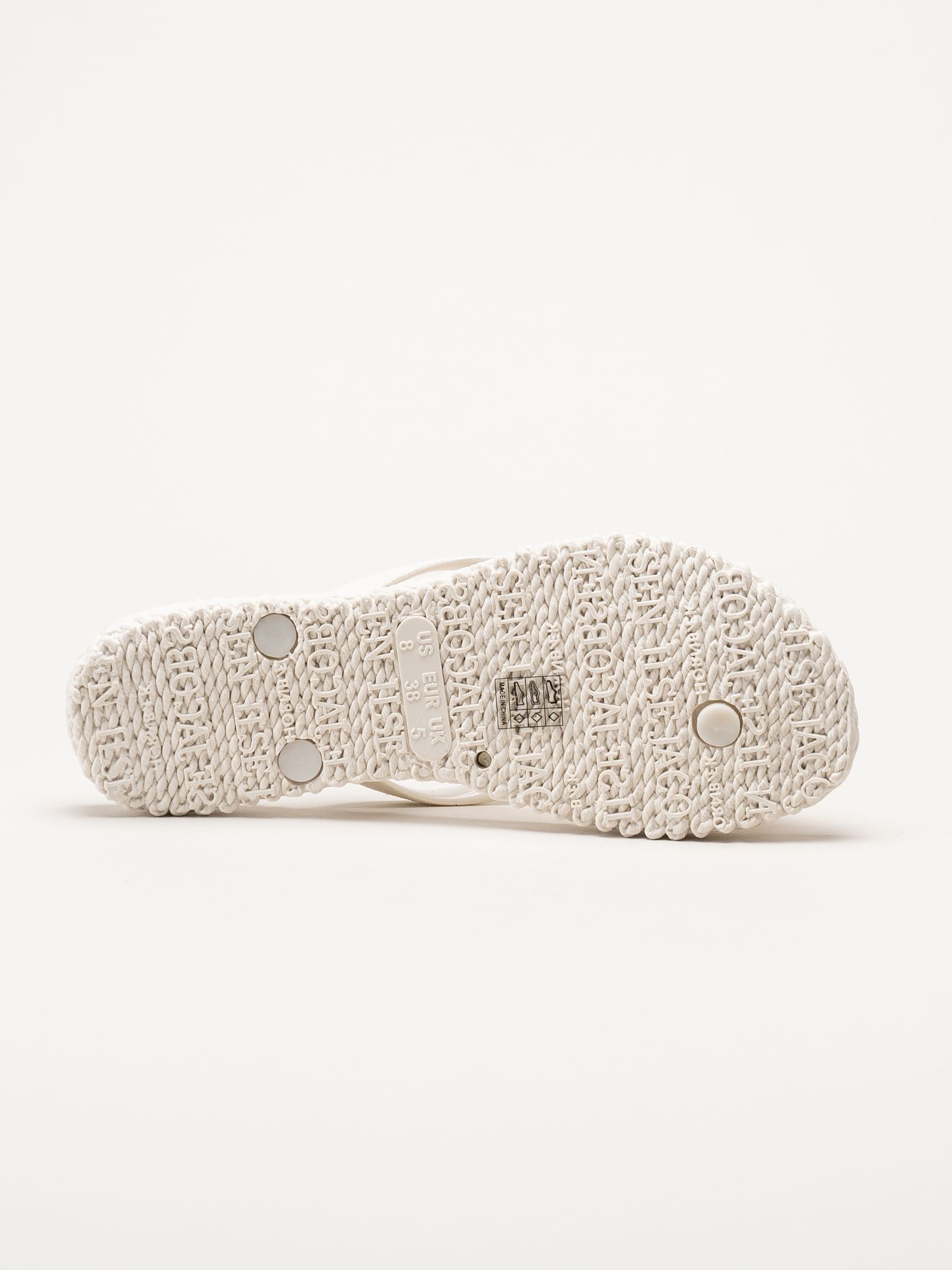 Ilse Jacobsen - Cheerful16F - Offwhite flip flops