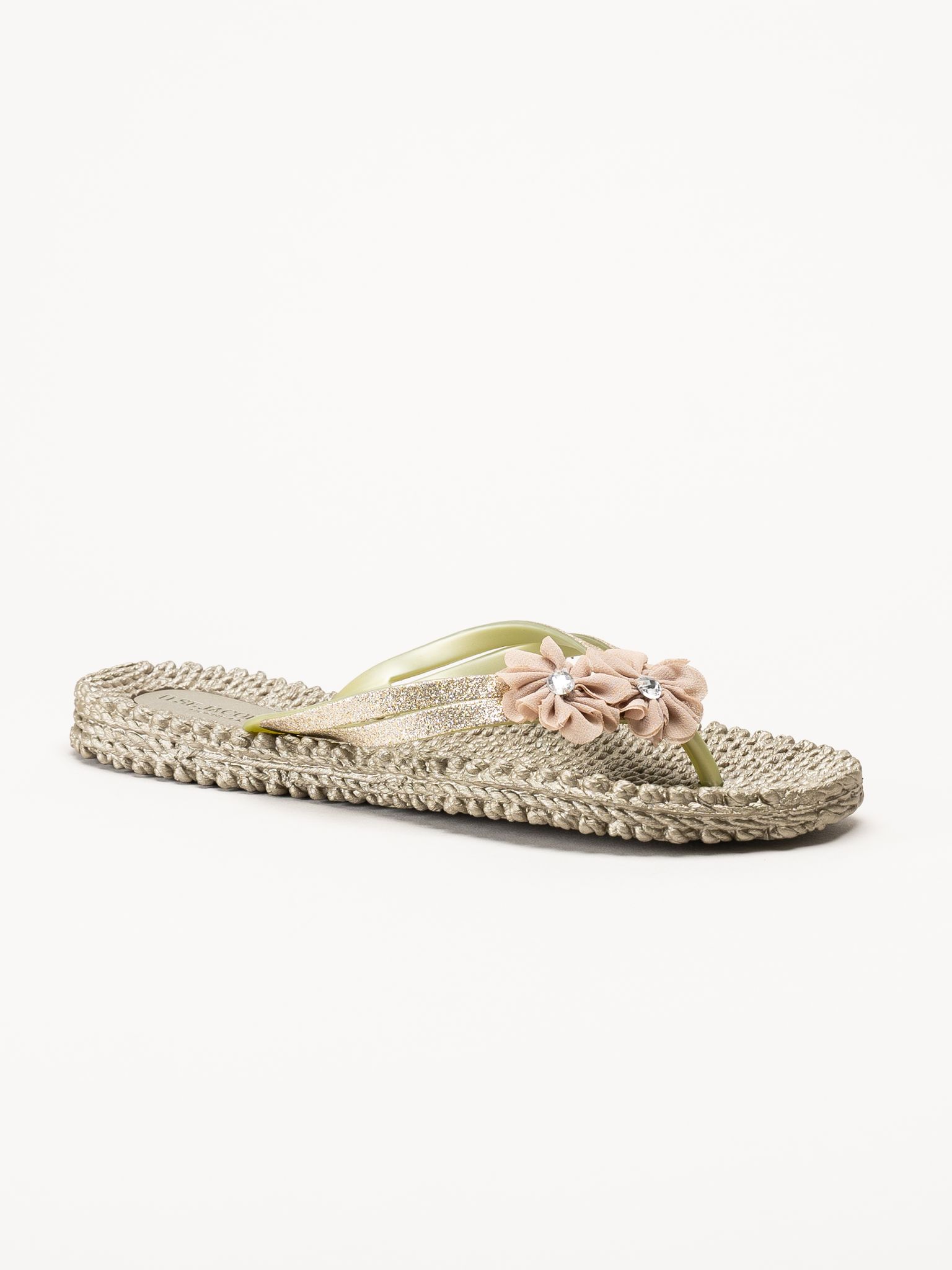 Ilse Jacobsen - Cheerful18F - Guldfärgade flip flops
