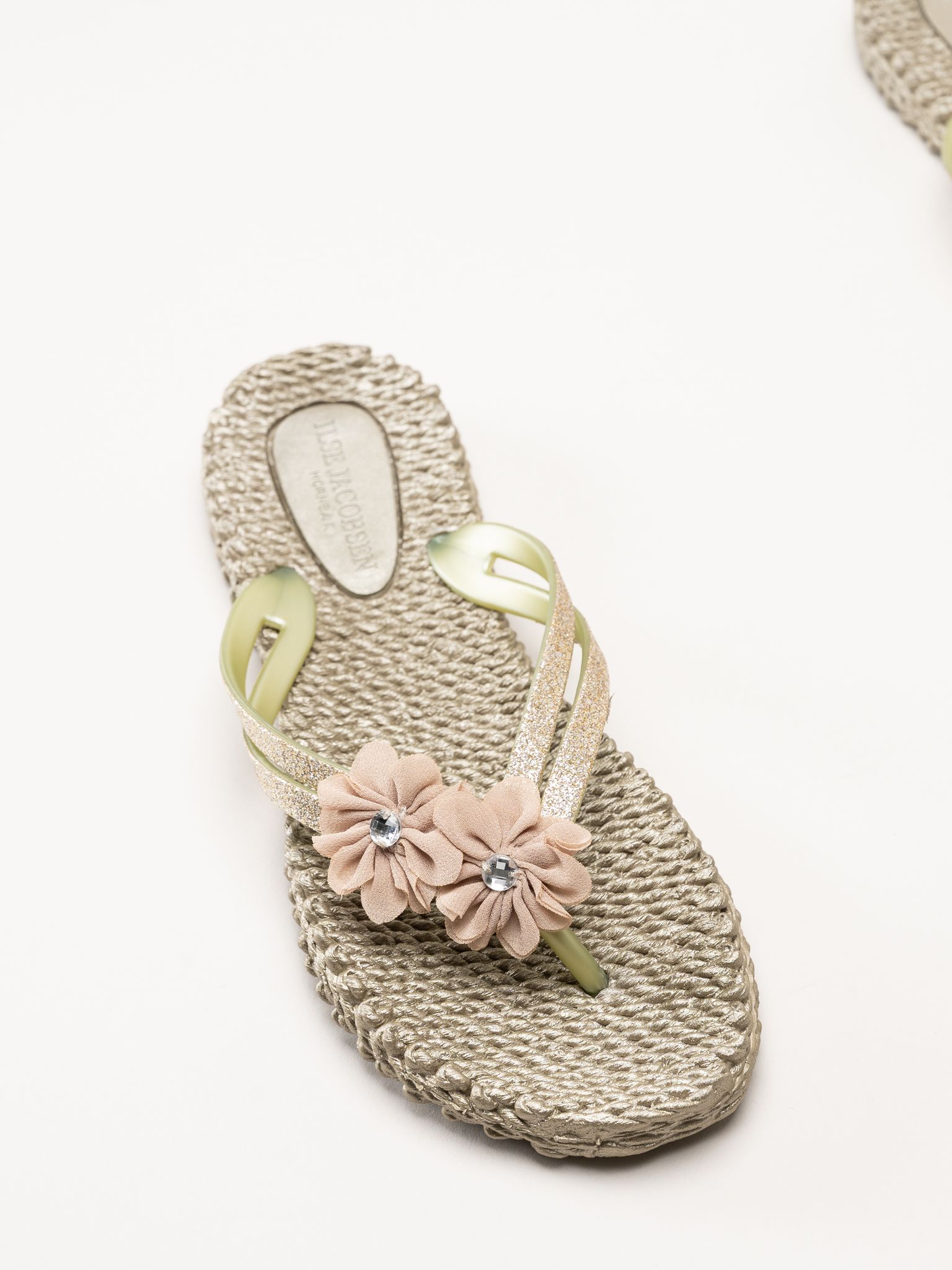 Ilse Jacobsen - Cheerful18F - Guldfärgade flip flops