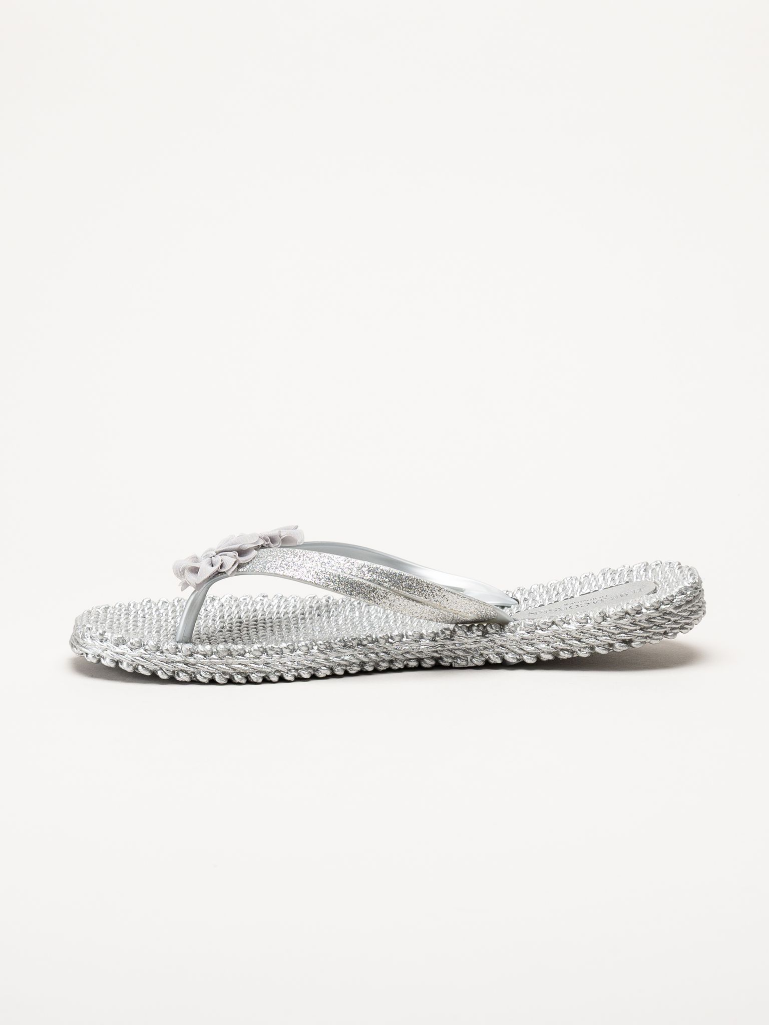 Ilse Jacobsen - Cheerful18F - Silverfärgade flip flops