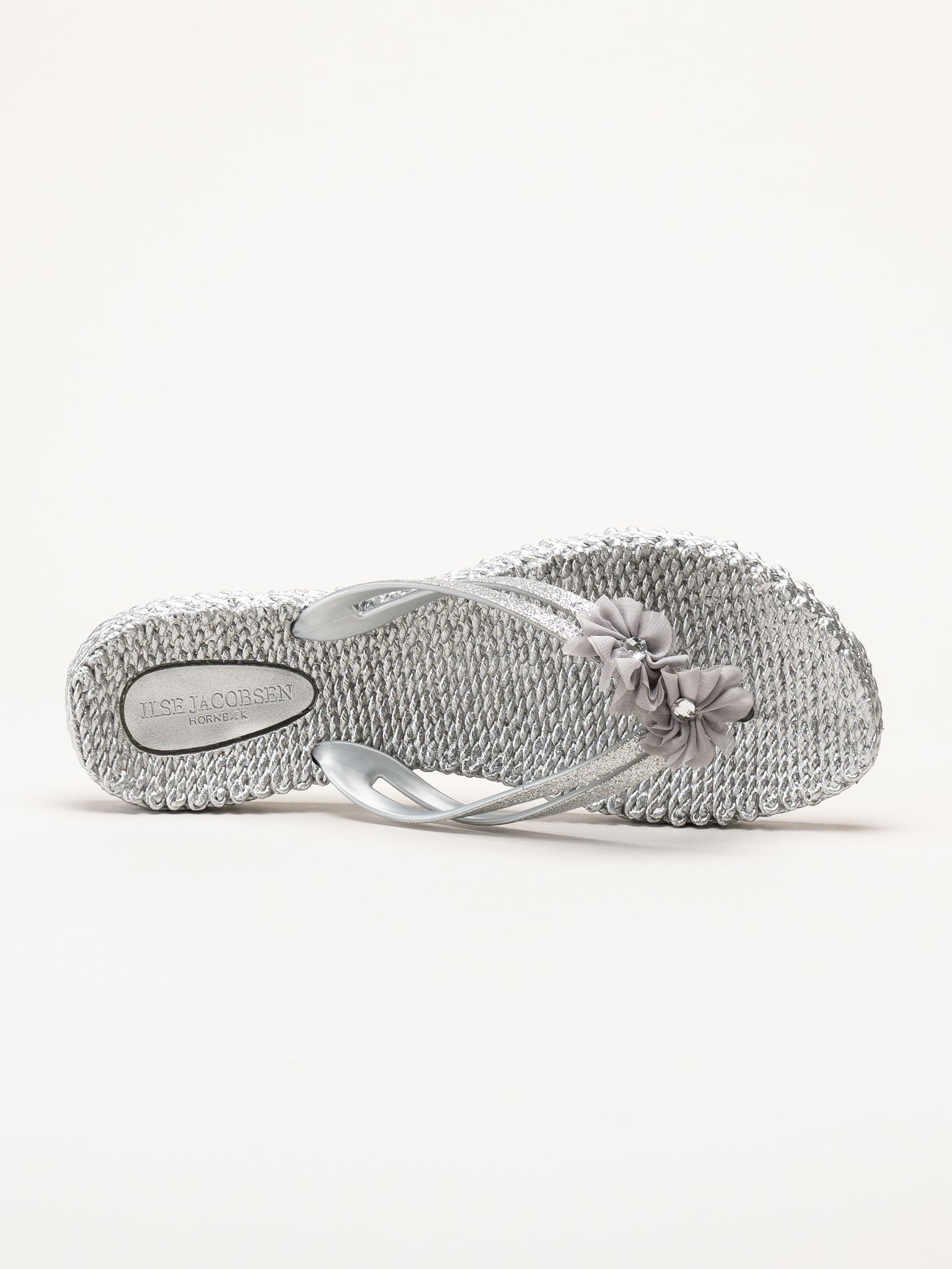 Ilse Jacobsen - Cheerful18F - Silverfärgade flip flops