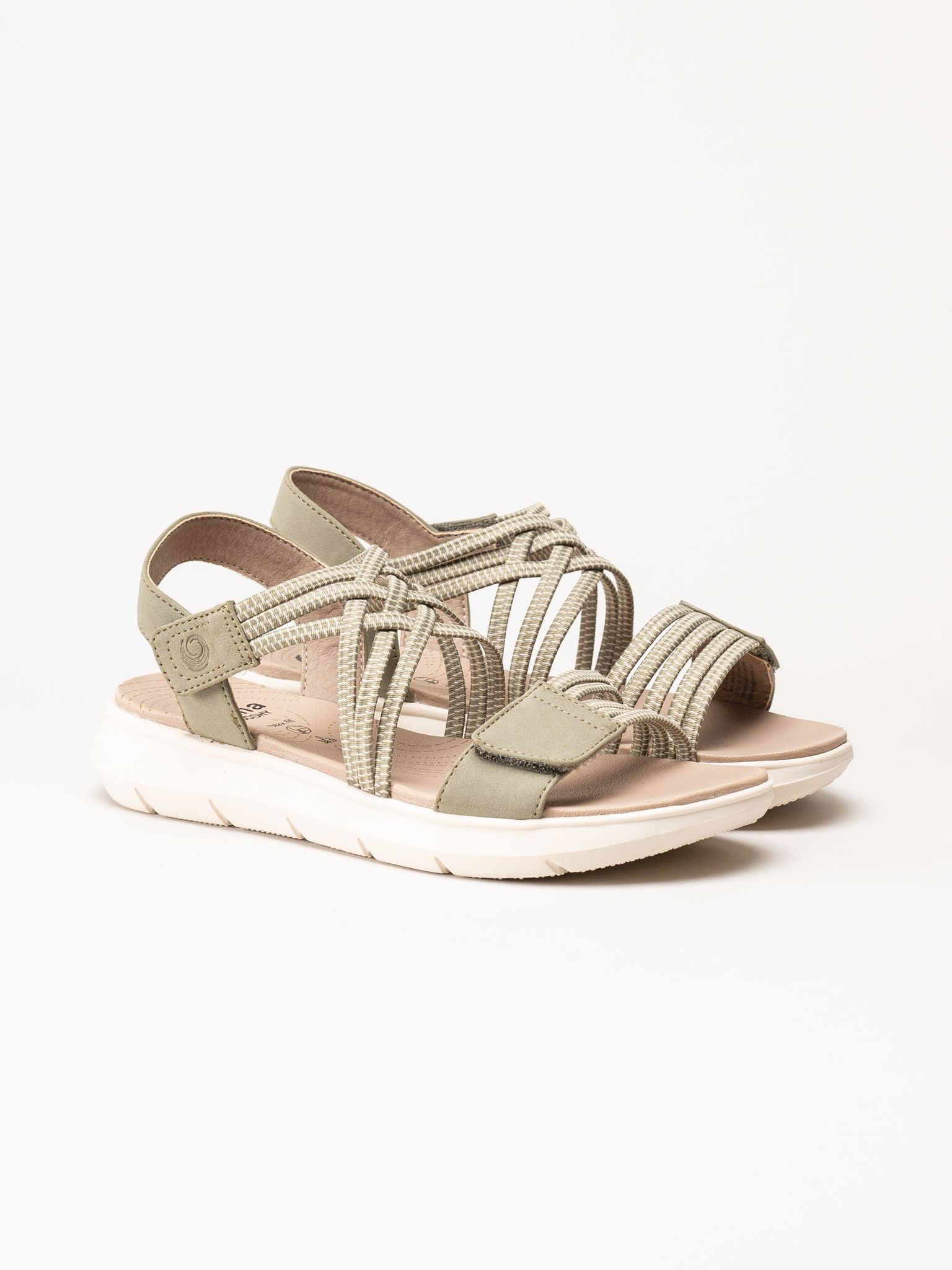 Jana - Coshy - Gröna sandaler