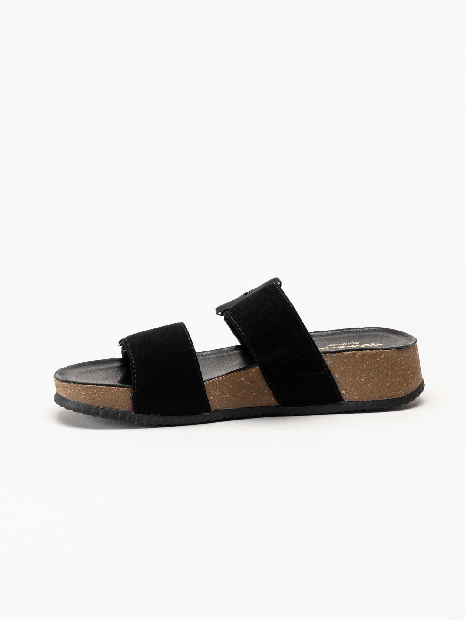 Tamaris - Wide fit - Svarta sandaler
