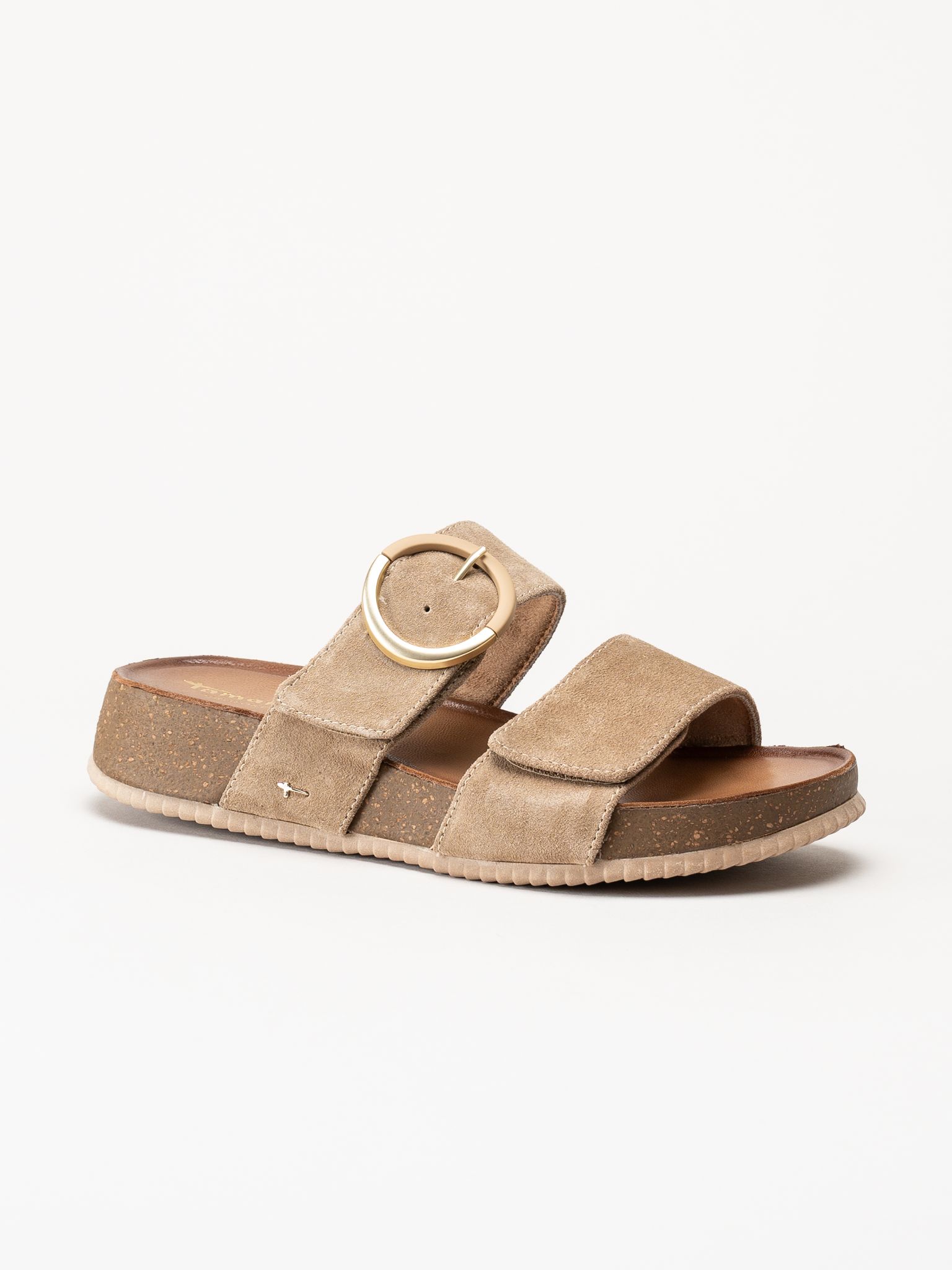 Tamaris - Wide fit - Beige sandaler