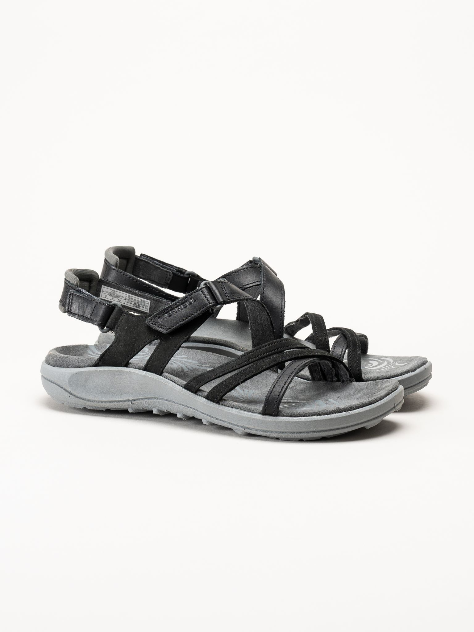 Merrell - Harbor Backstrap - Svarta sandaler