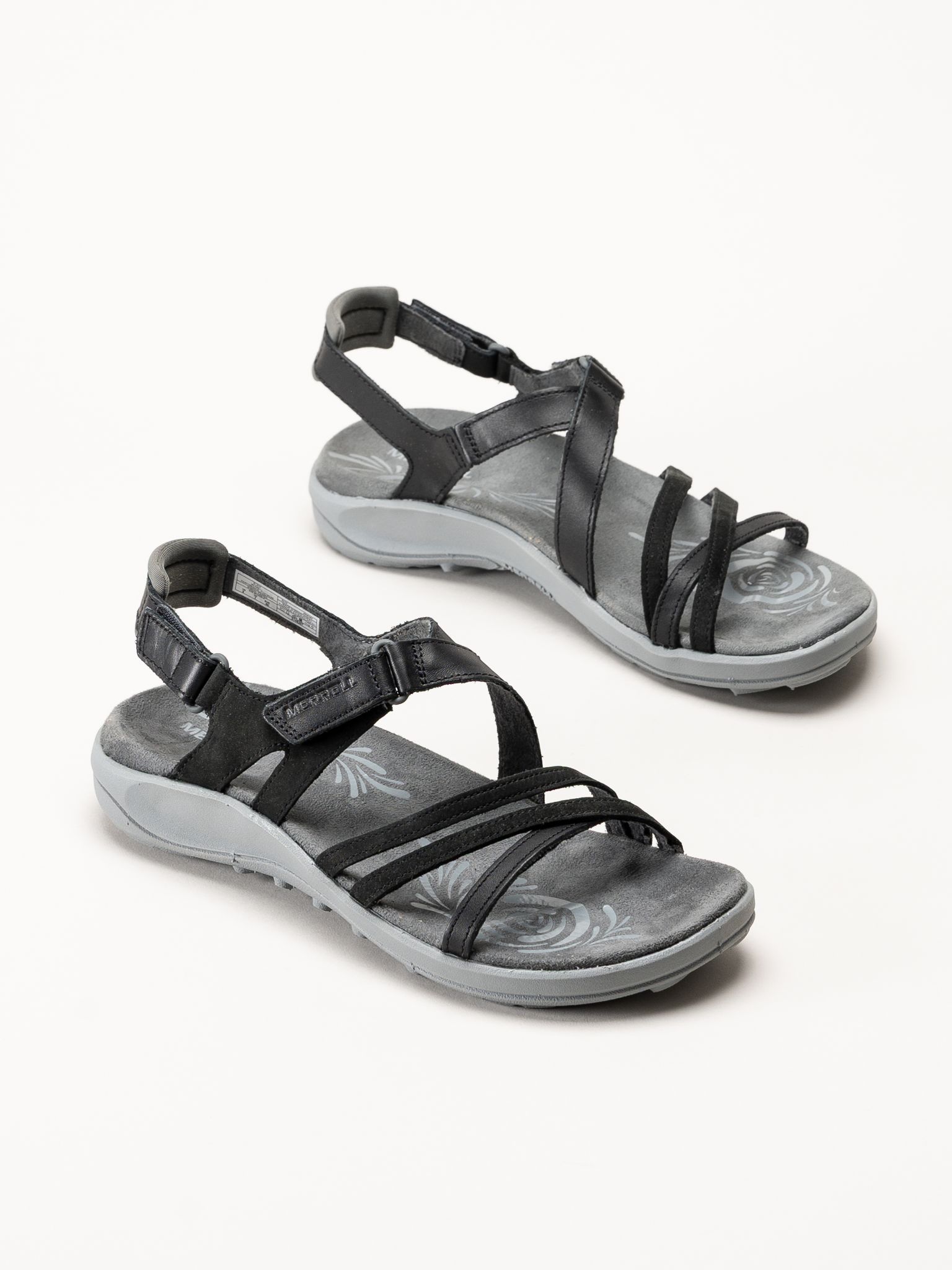 Merrell - Harbor Backstrap - Svarta sandaler