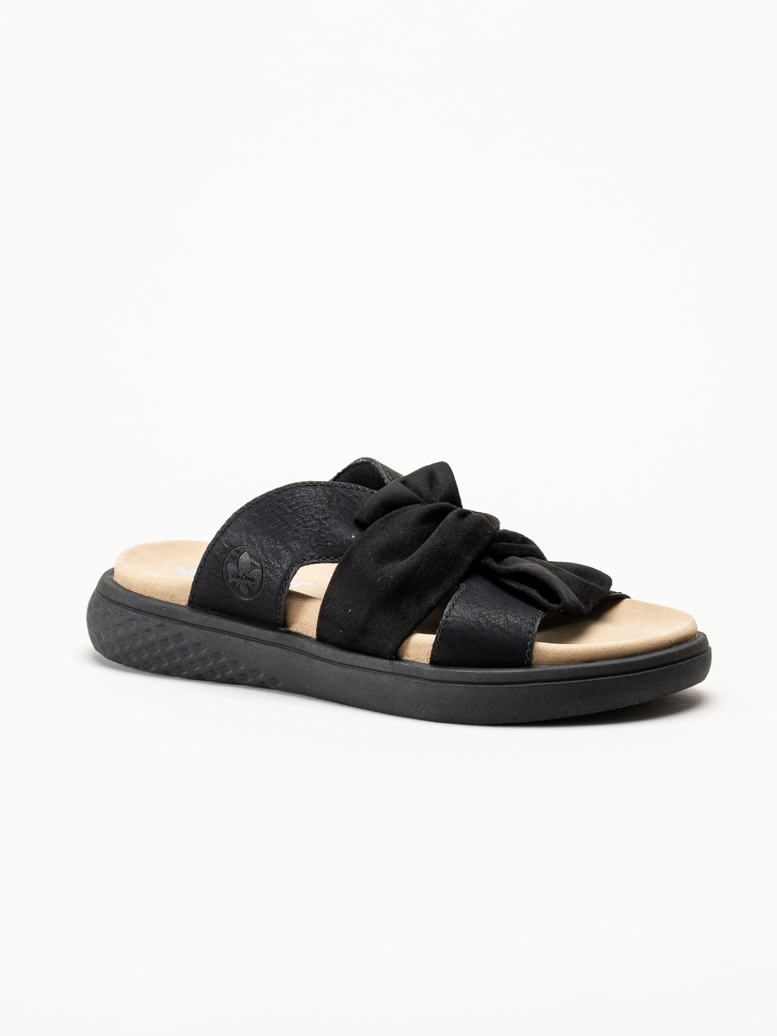 Rieker - Svarta slip in sandaler