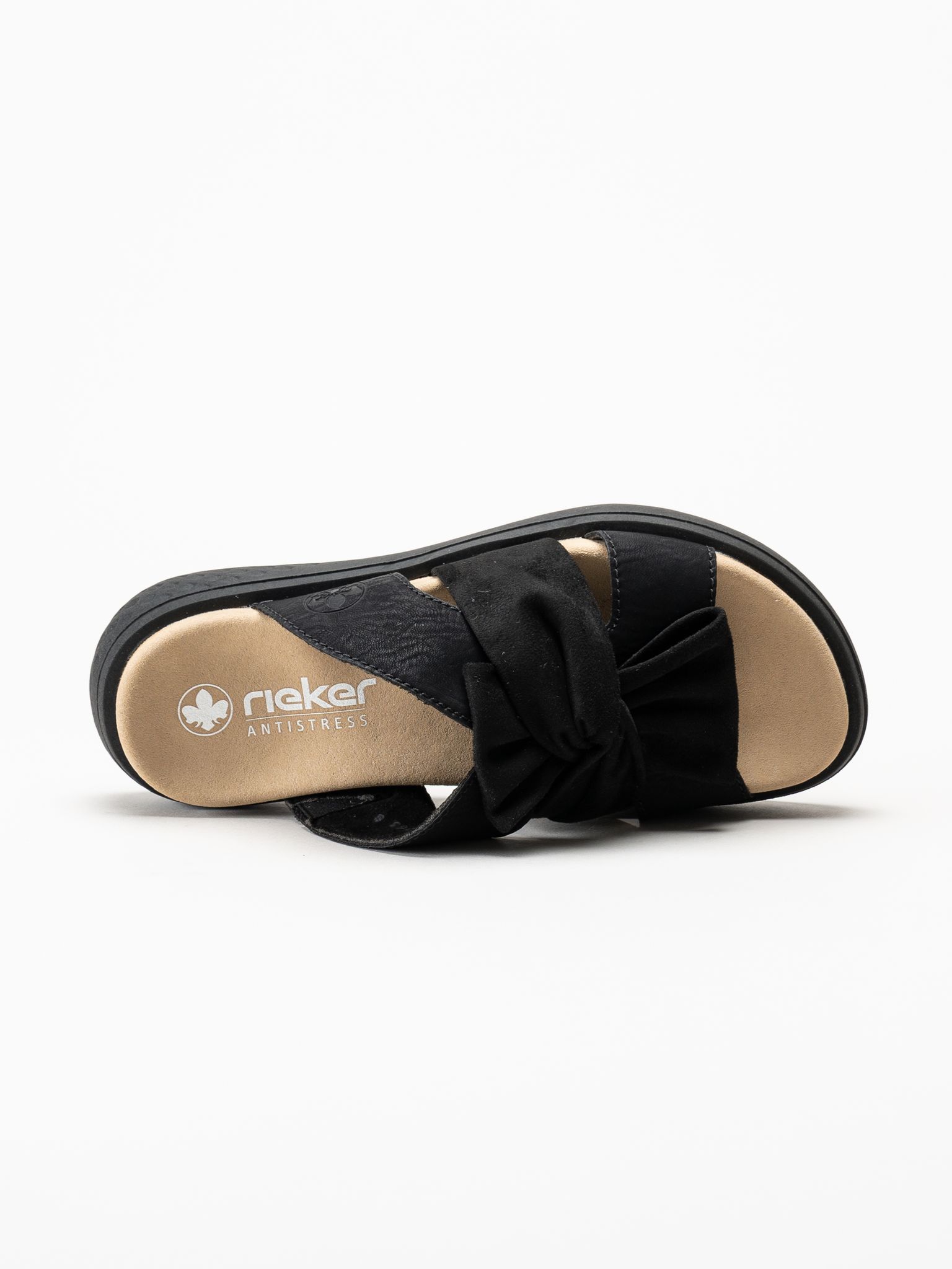 Rieker - Svarta slip in sandaler