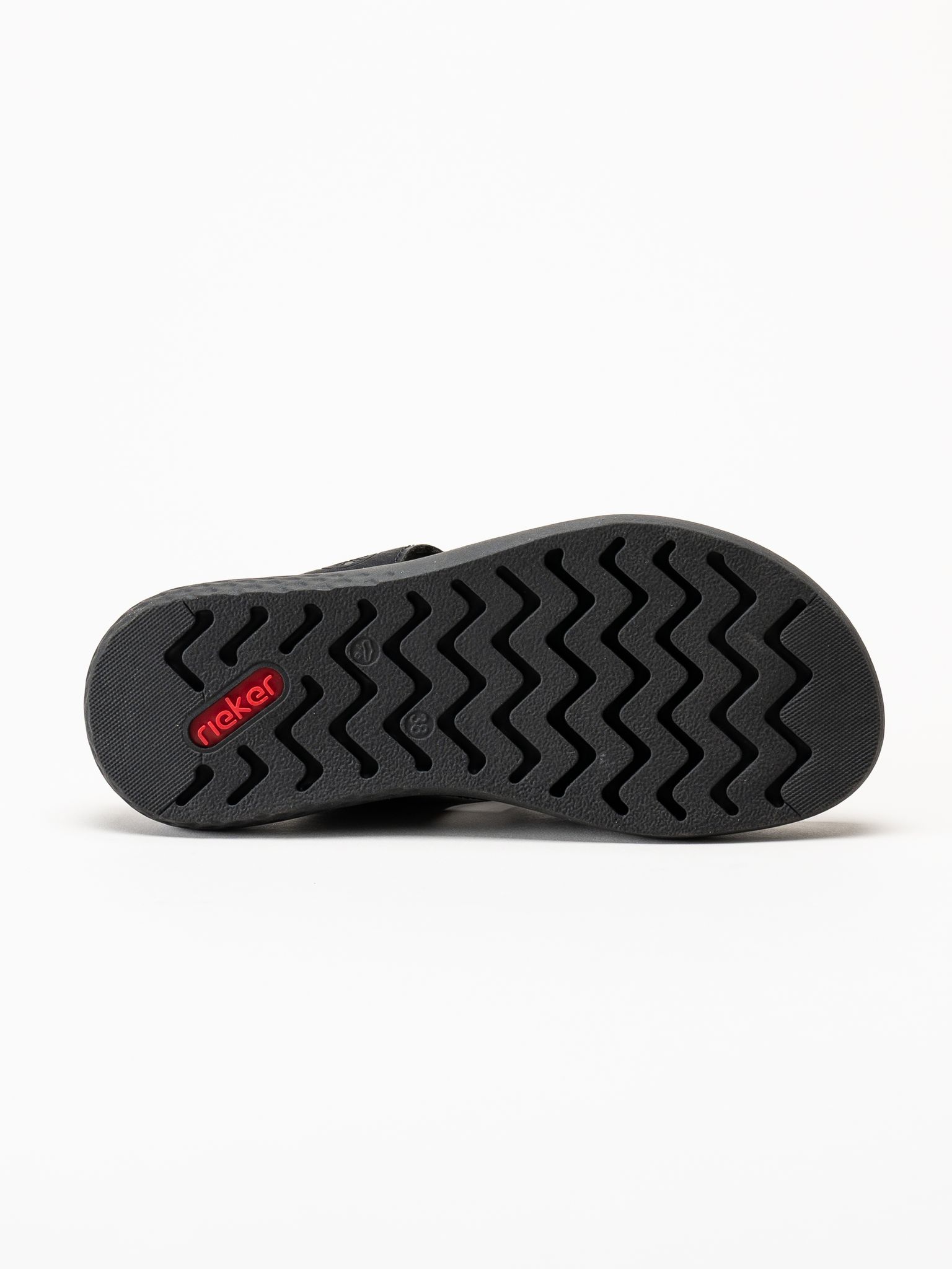 Rieker - Svarta slip in sandaler