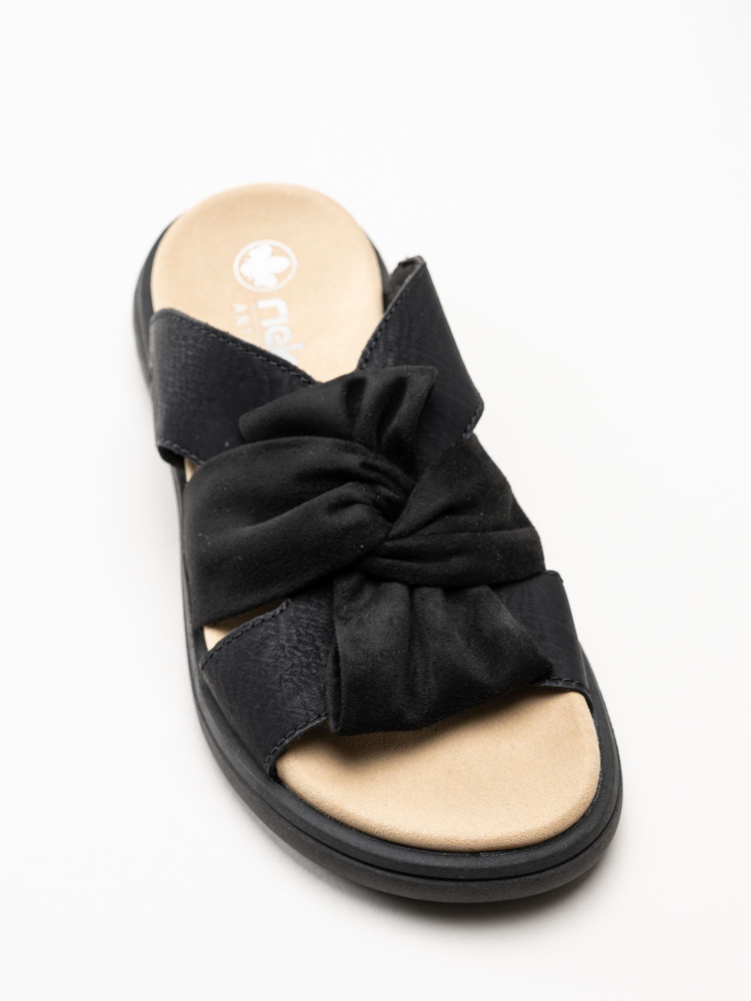 Rieker - Svarta slip in sandaler