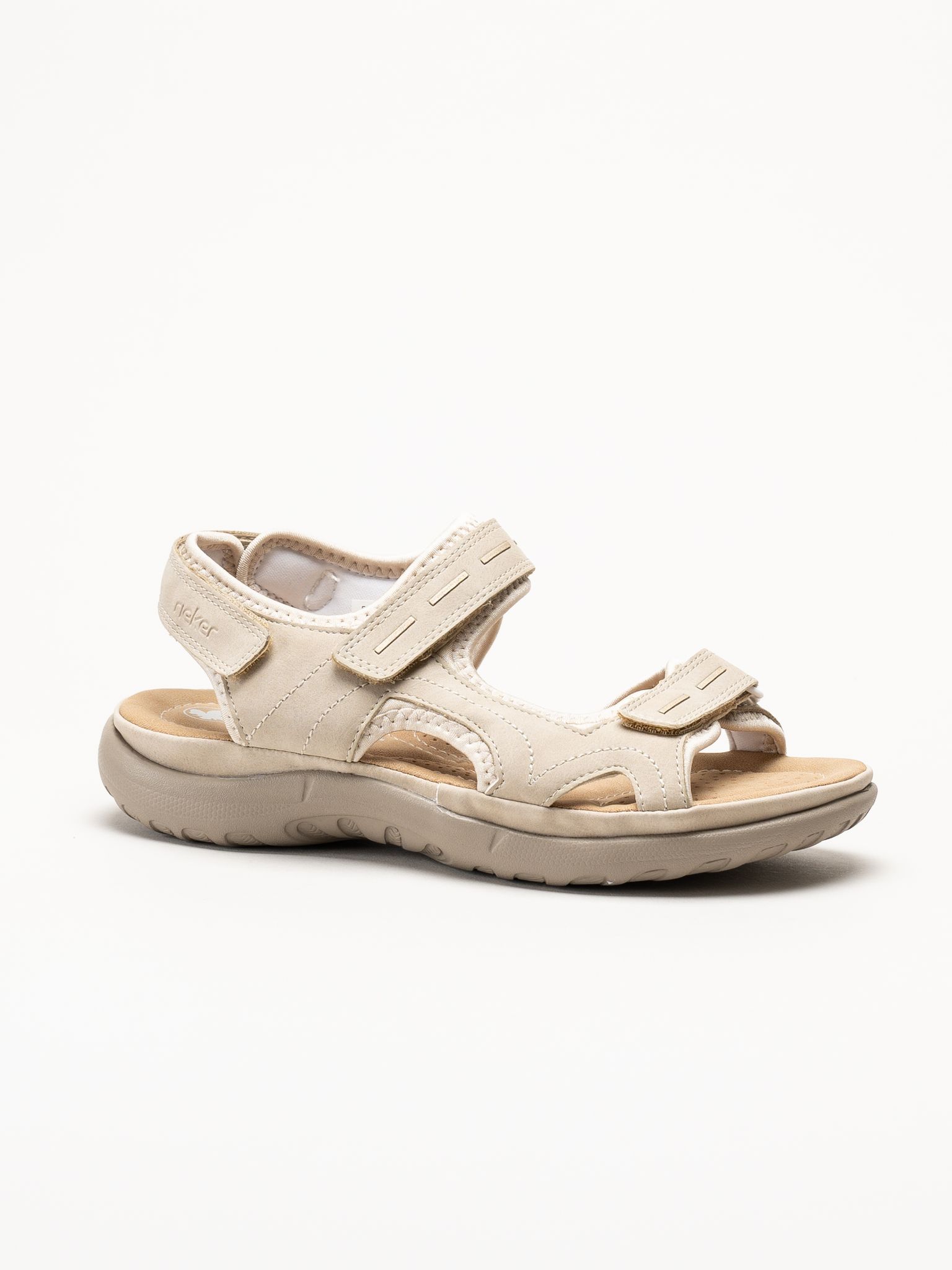 Rieker - Beige remsandaler