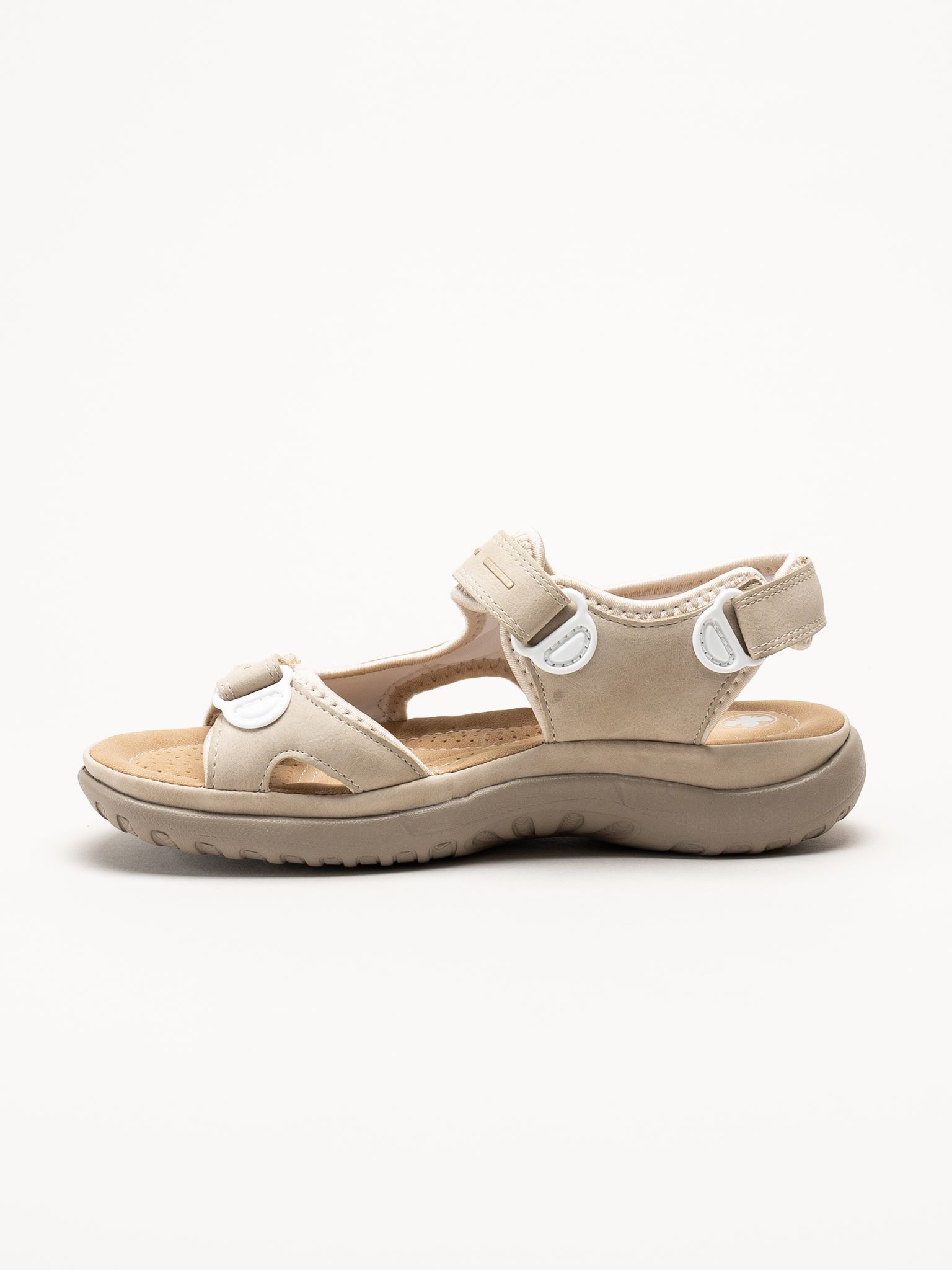 Rieker - Beige remsandaler