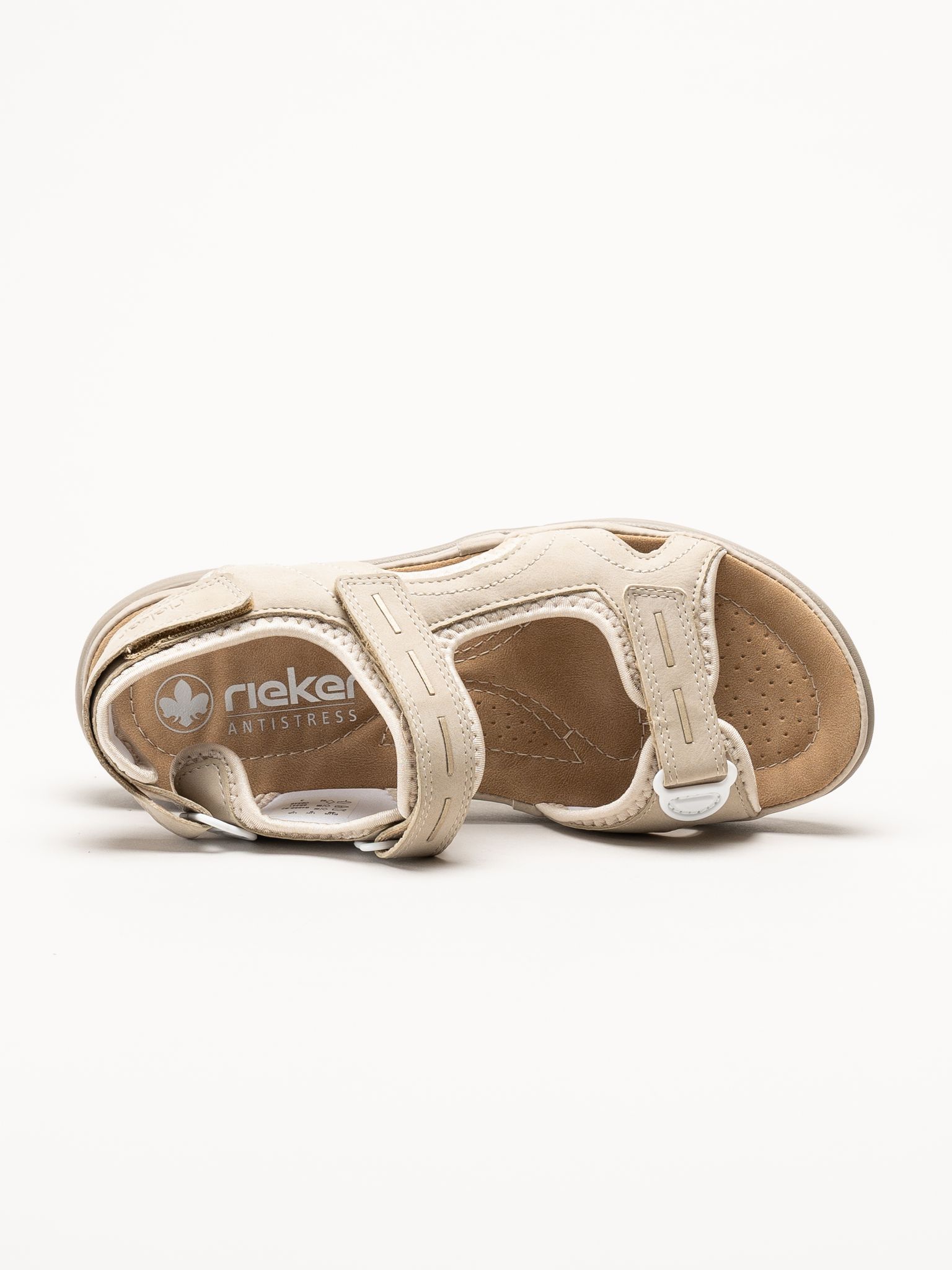 Rieker - Beige remsandaler