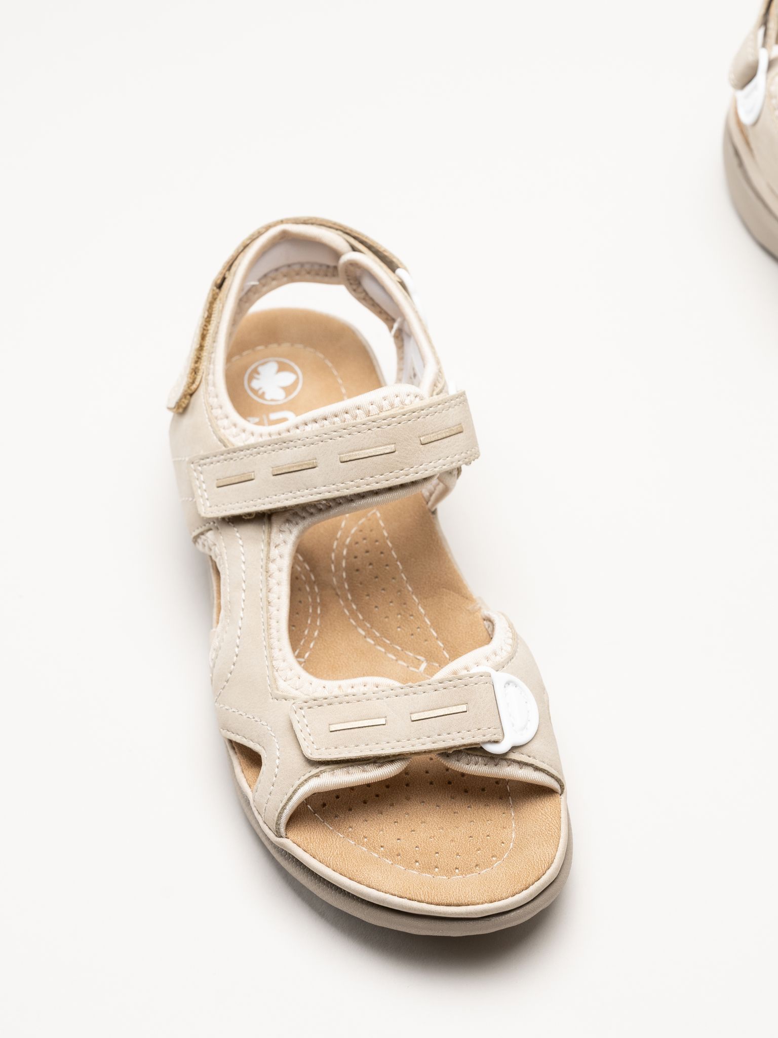 Rieker - Beige remsandaler