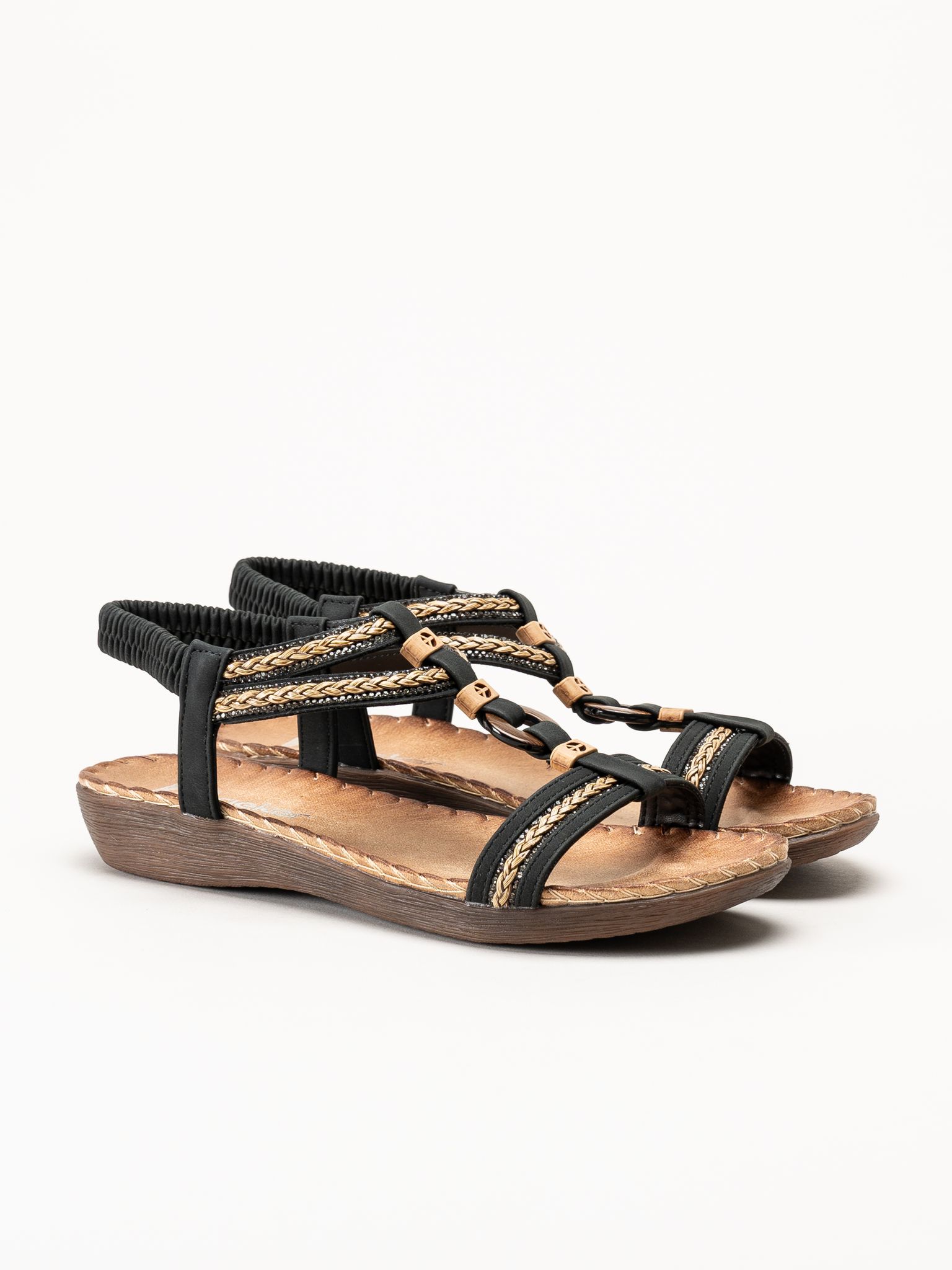 Rieker - Svarta sandaler